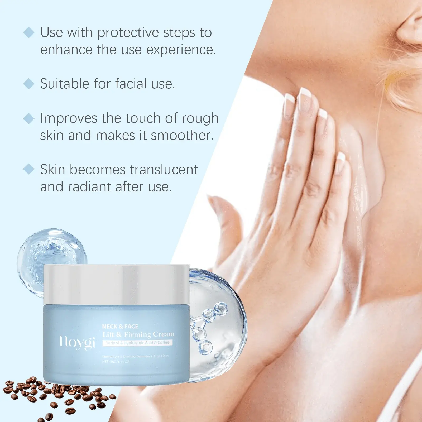 Retinol Neck Cream for Daily Moisturizing & Hydrating - Hoygi 8 HO A06 0132 01 84210205