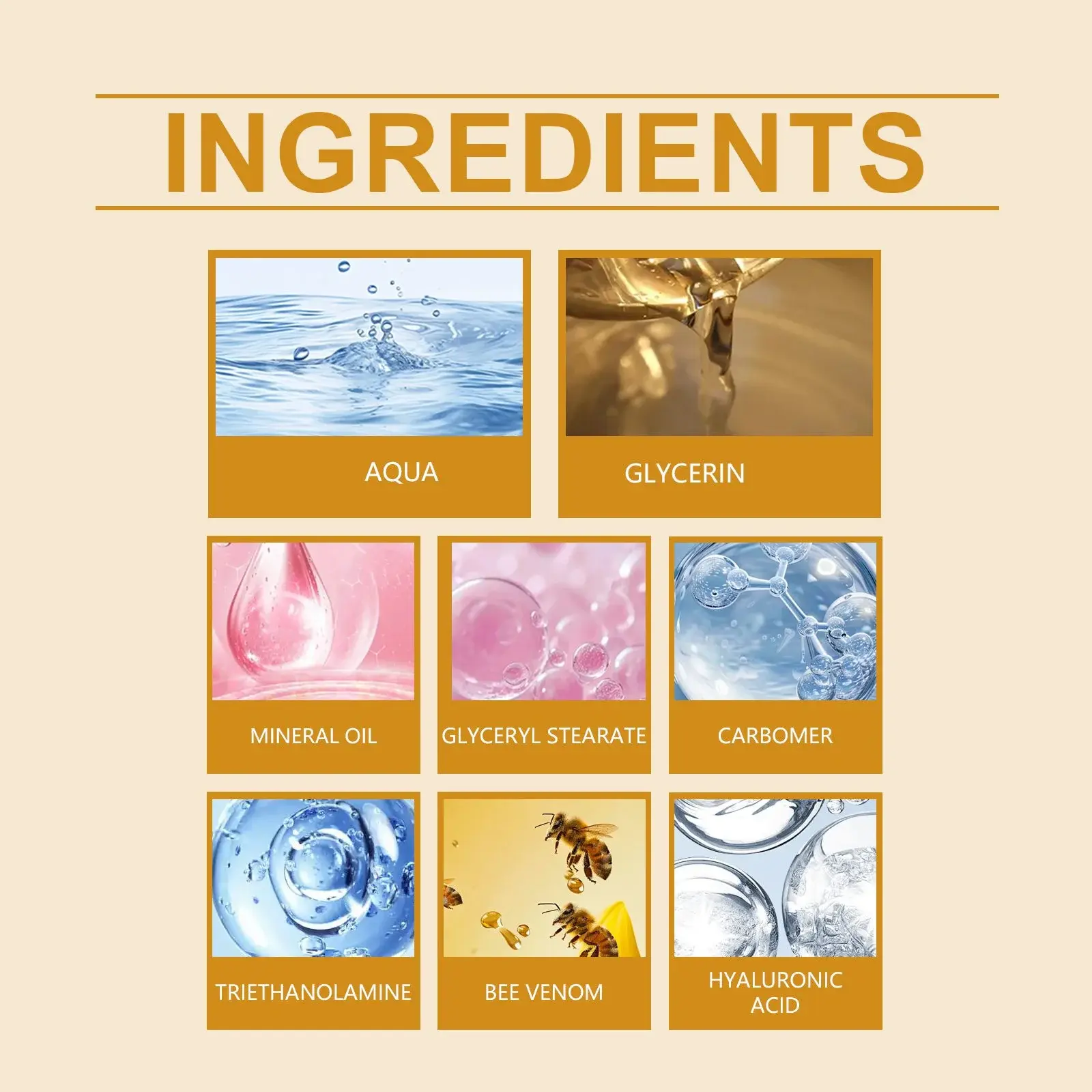 Bee Venom Firming Cream for Hydrating Facial Care - Hoygi 3 HO A06 0133 01 31712004
