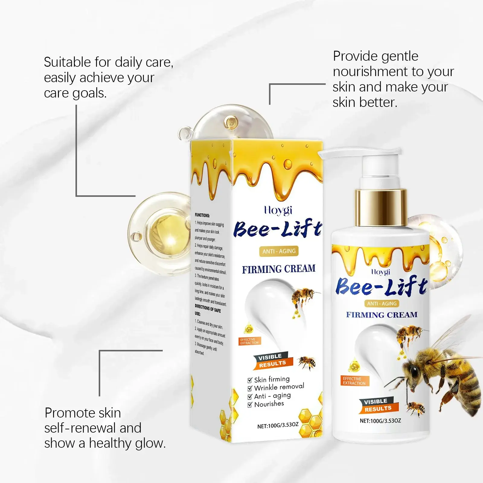 Bee Venom Firming Cream for Hydrating Facial Care - Hoygi 8 HO A06 0133 01 74682311