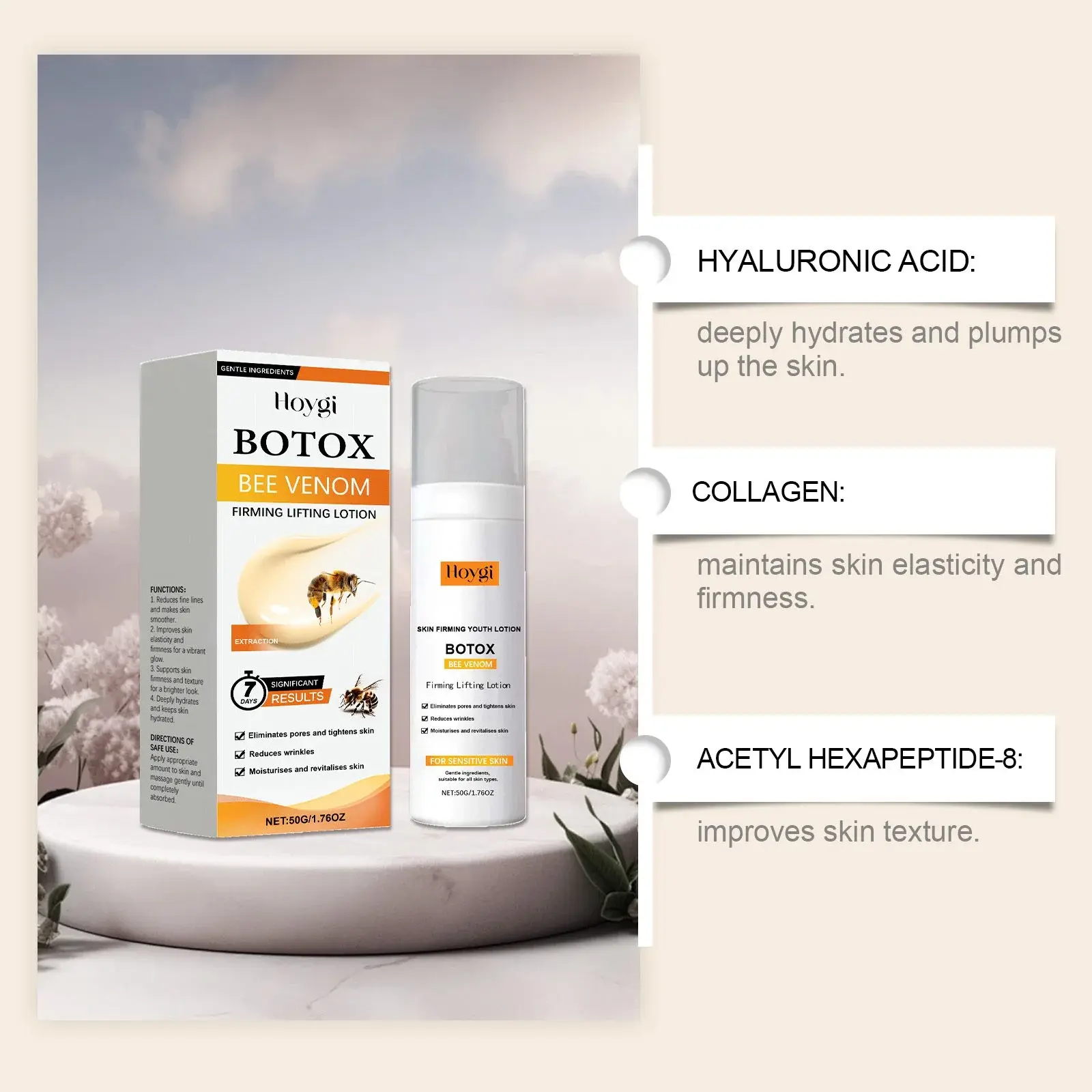 Bee Venom Essence Facial Lotion for Smoothing & Hydrating - Hoygi 5 HO A06 0135 01 89256983