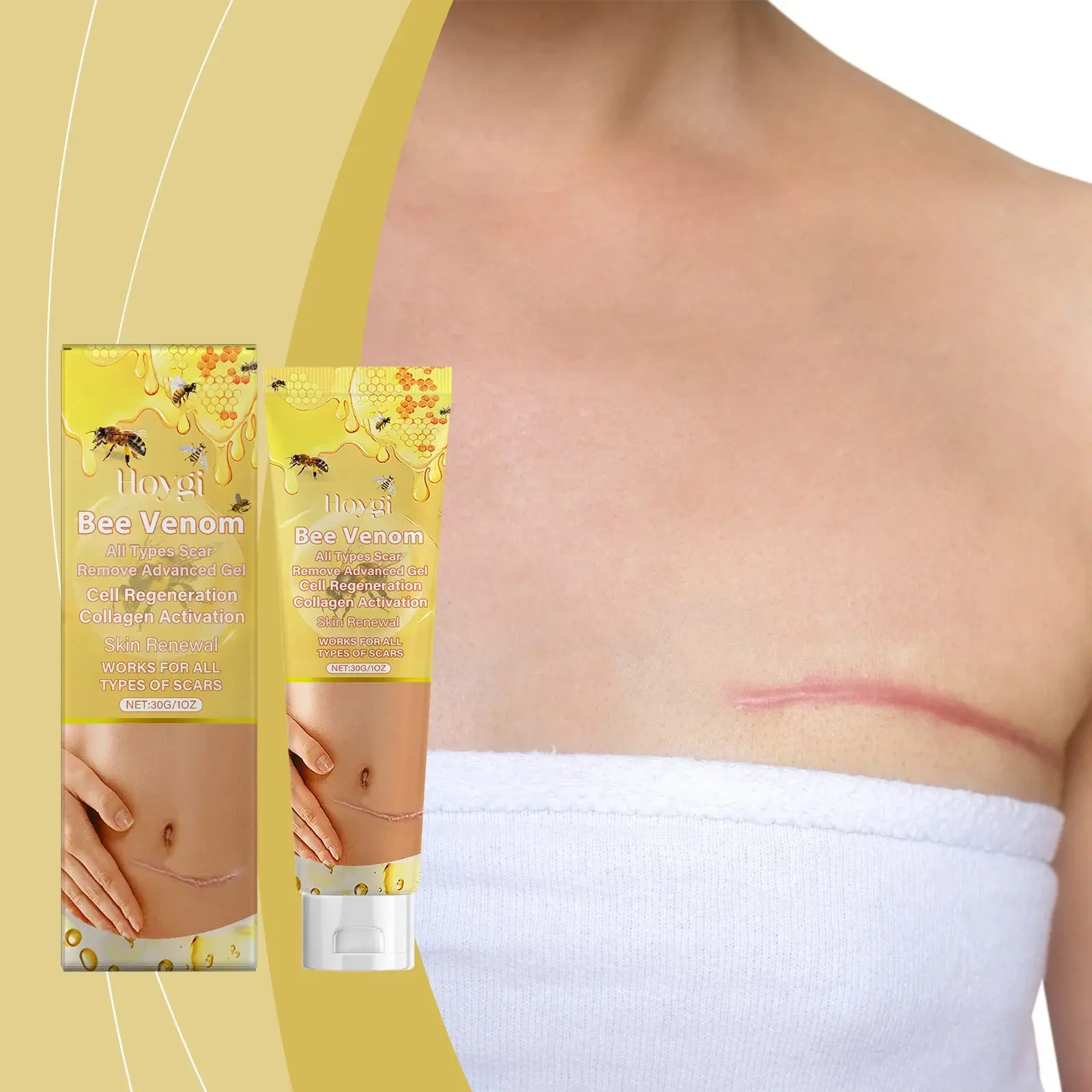 Bee Venom Body Care Gel for Skin Moisturizing & Repair 2 HO B06 0002 01 1724040141003