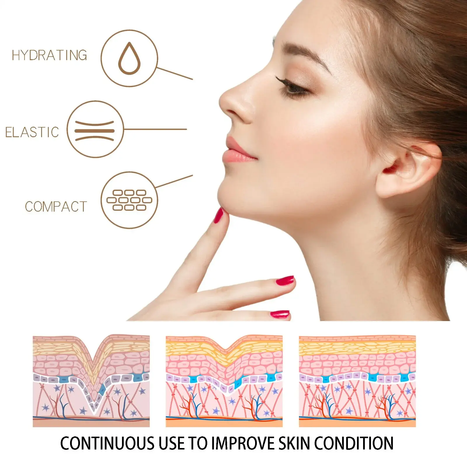 Anti-Aging Cream for Fine Lines & Wrinkles - Hoygi 5 HOA02 A010 50 BK1 006