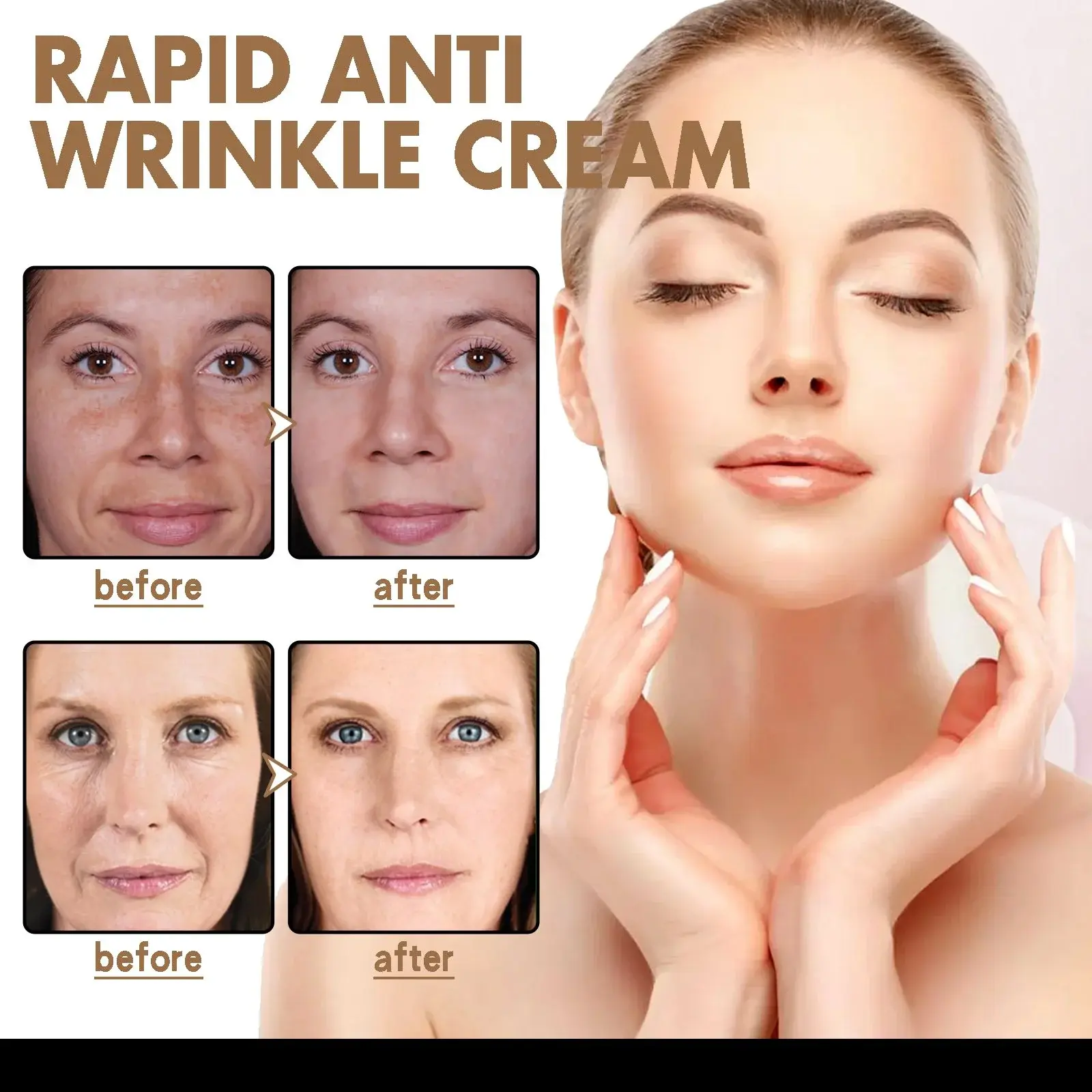 Anti-Aging Cream for Fine Lines & Wrinkles - Hoygi 7 HOA02 A010 50 BK1 008