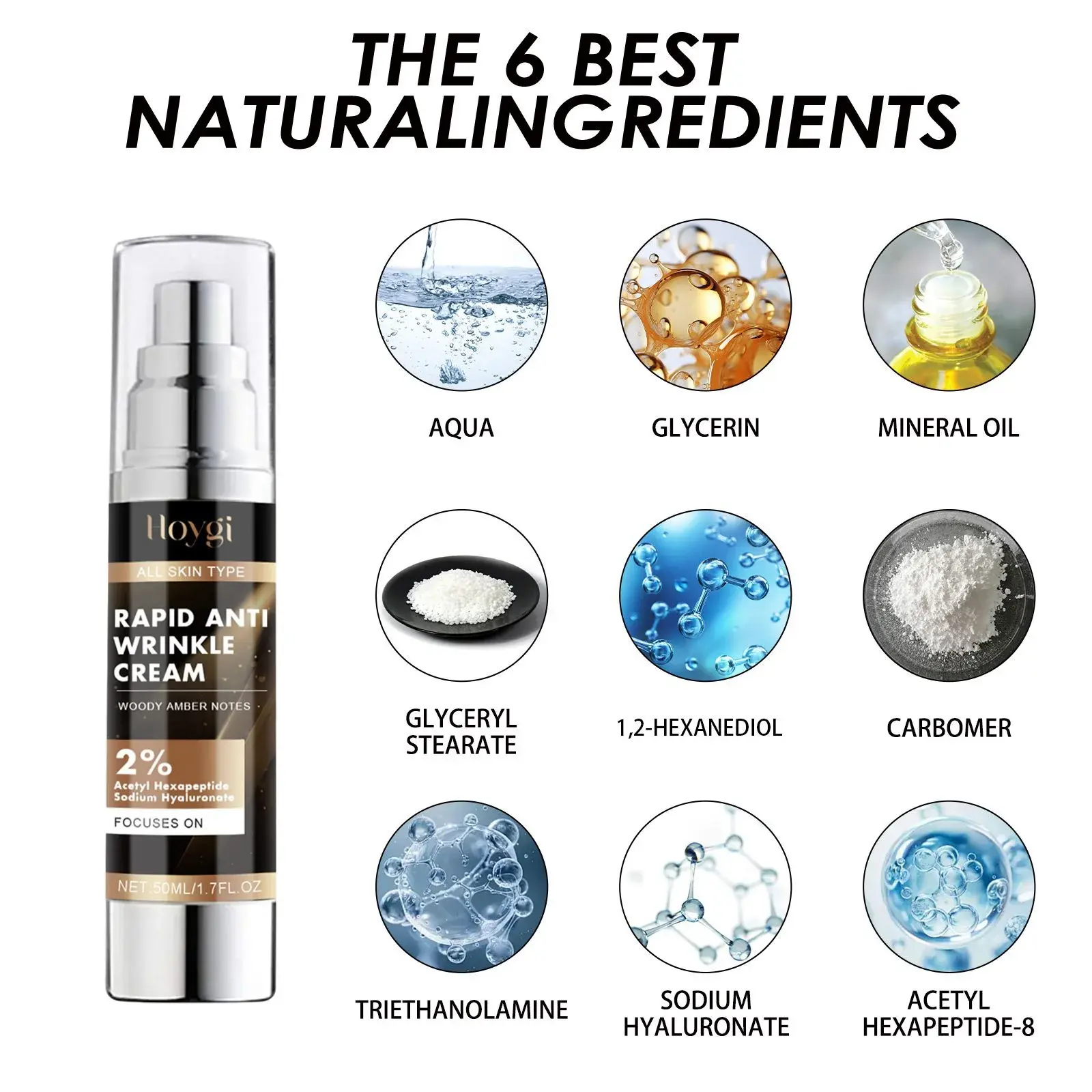 Anti-Aging Cream for Fine Lines & Wrinkles - Hoygi 3 HOA02 A010 50 BK1 28944376