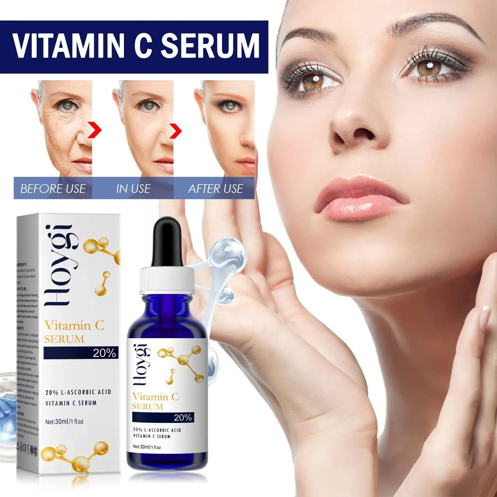 Vitamin C Essence - Firming & Brightening Anti-Wrinkle Formula 2 HOA02 A018 30 WH1 003
