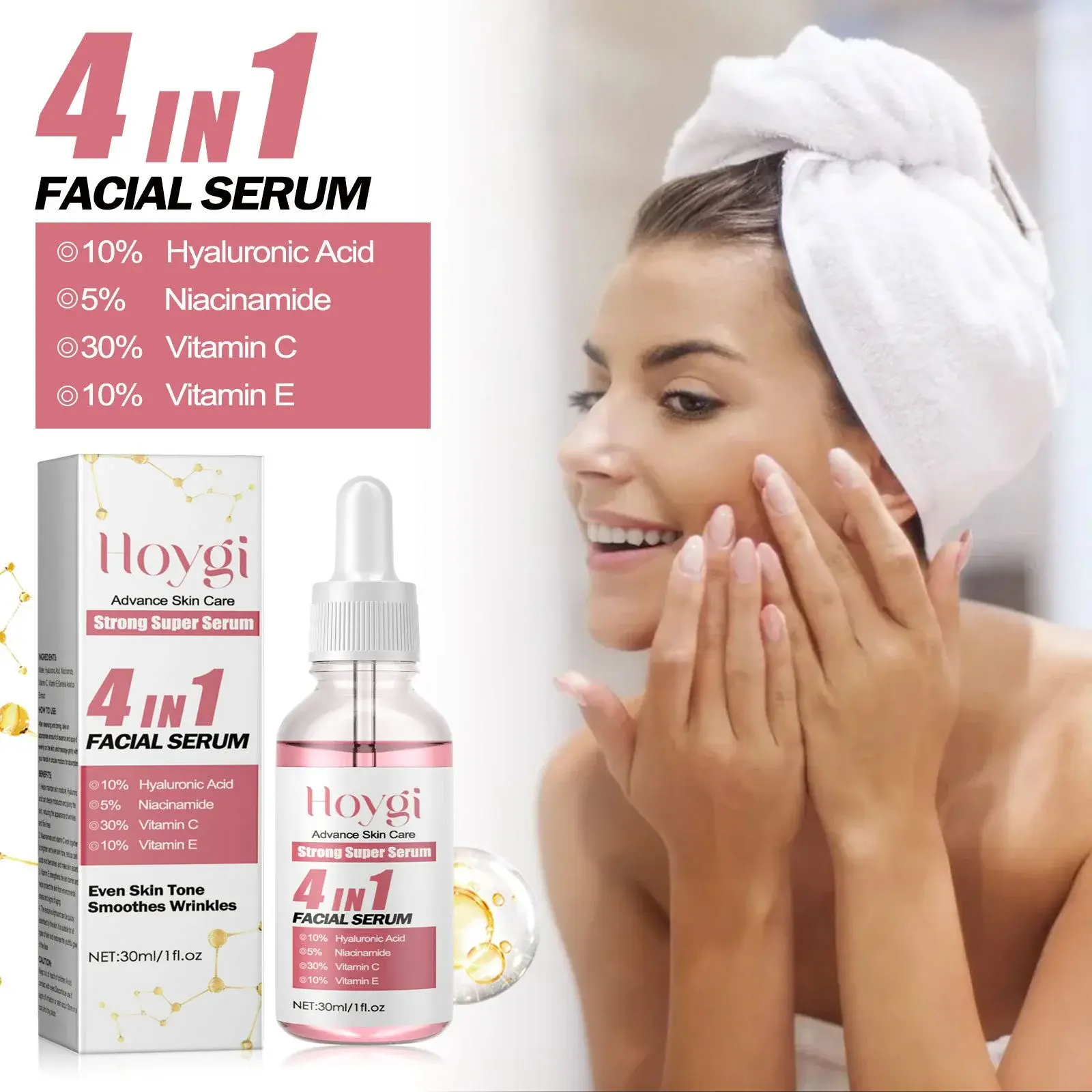 4-in-1 Facial Essence - Lift, Firm & Anti-Wrinkle Serum 2 HOA02 A033 30 WH1 1006
