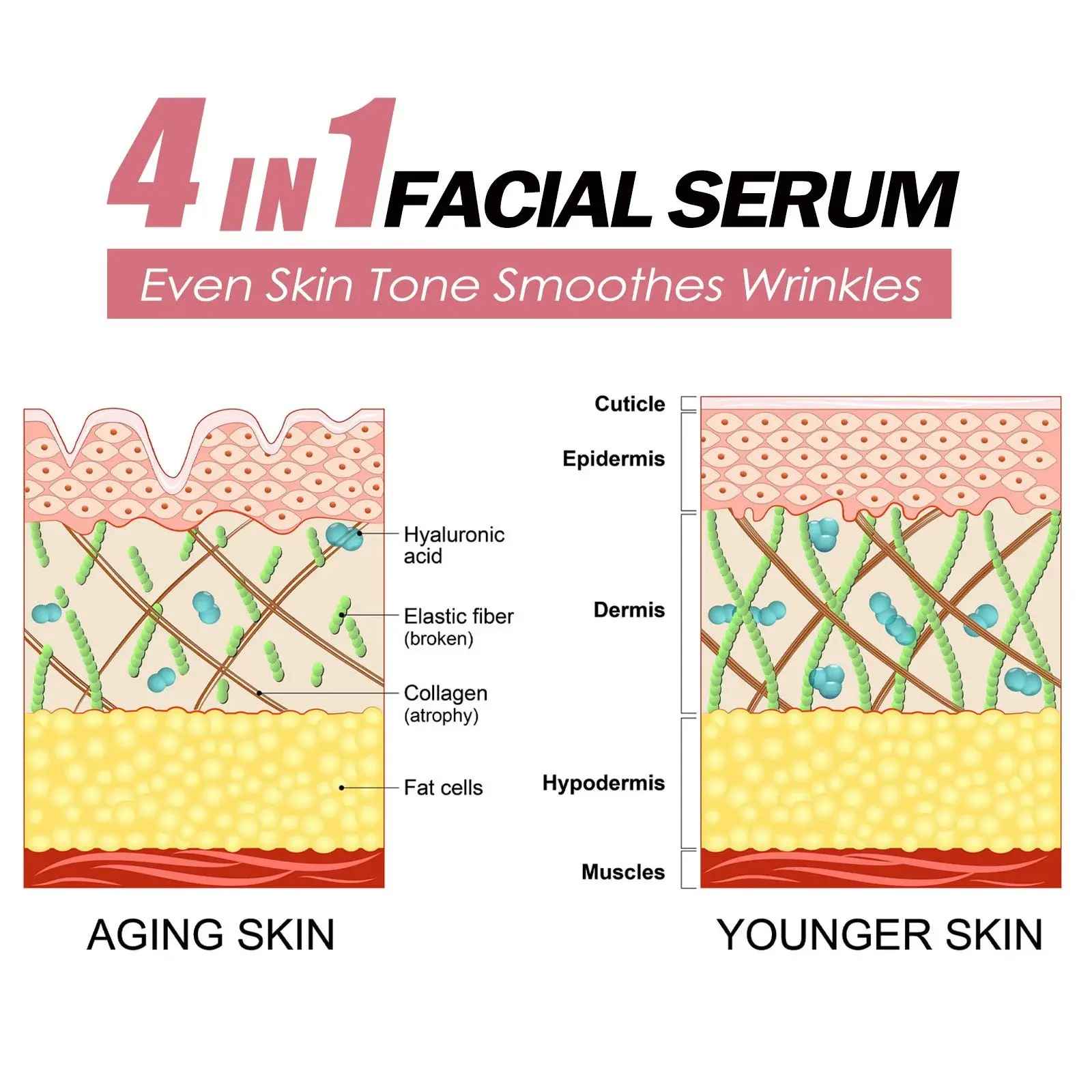 4-in-1 Facial Essence - Lift, Firm & Anti-Wrinkle Serum 7 HOA02 A033 30 WH1 1017