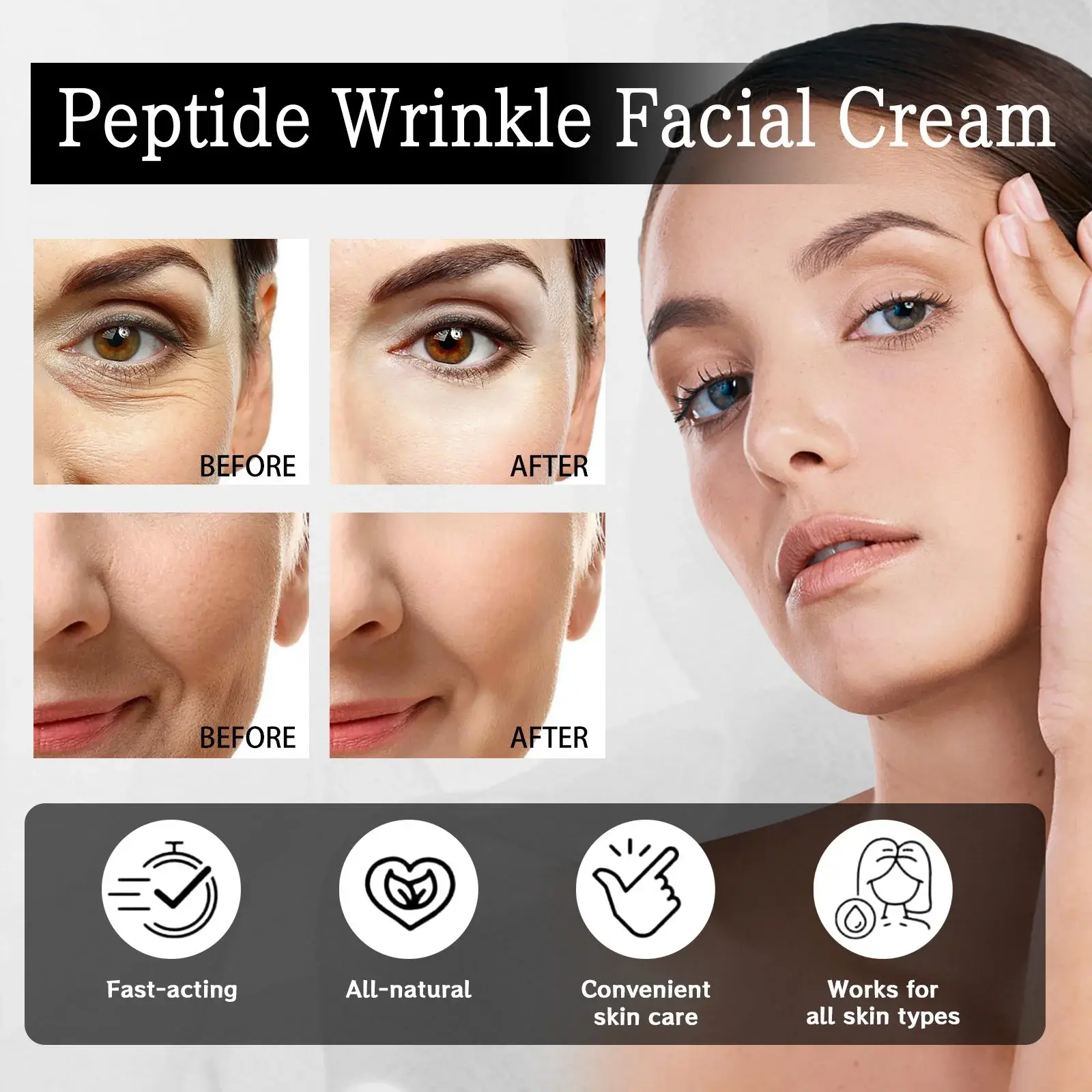 Anti-Wrinkle Firming Cream - Hydrating Formula for Fine Lines 7 HOA02 A035 30 WH1 008