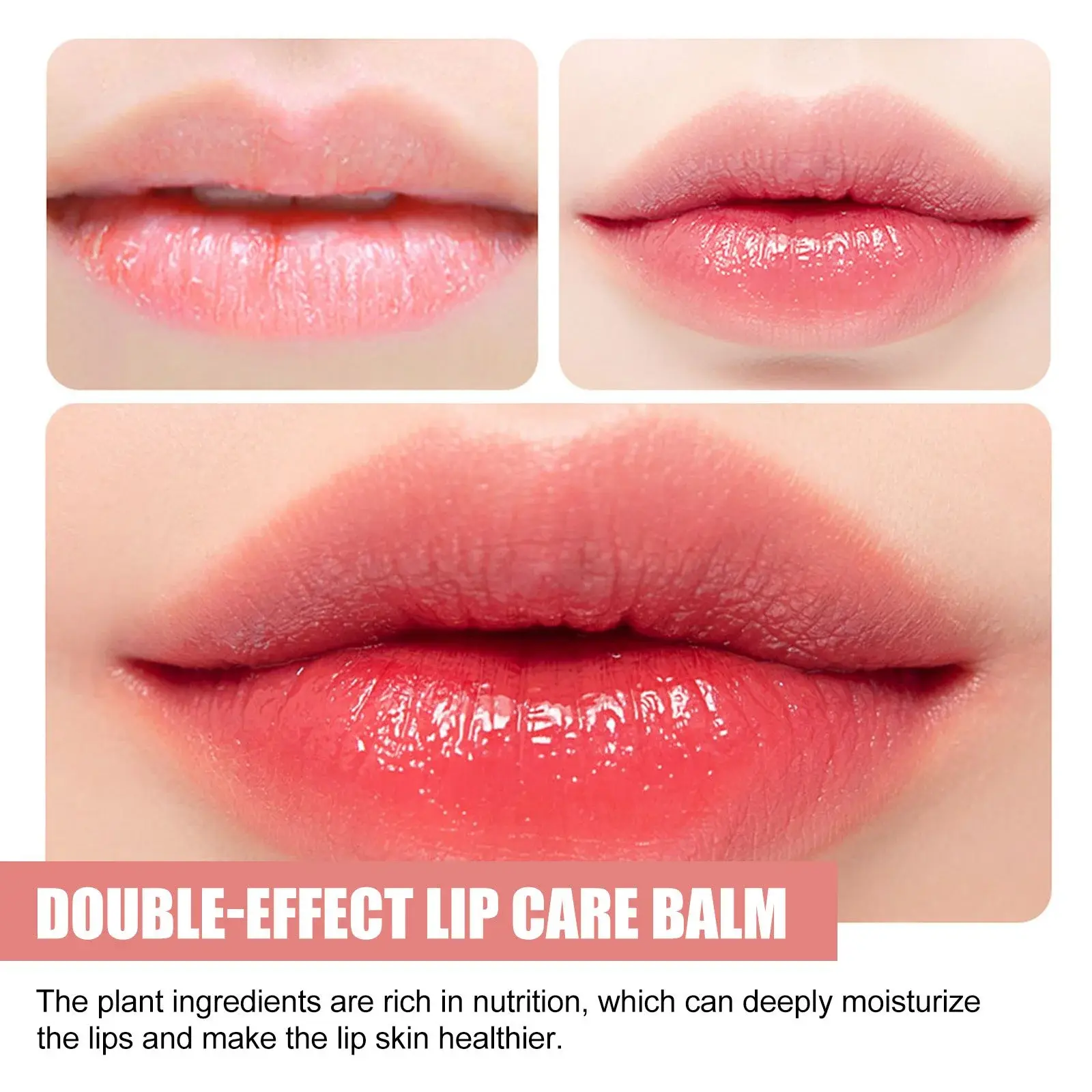 Double Effect Lip Balm Moisturizing & Exfoliating Treatment - Hoygi 7 HOA02 A046 9 PK1 1735203653016