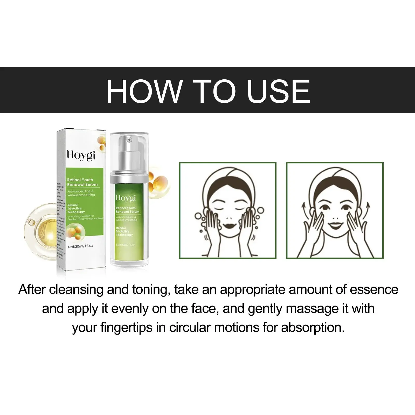Retinol Essence - Moisturizing & Firming Skin Treatment 4 HOA02 A049 30 WH1 1019