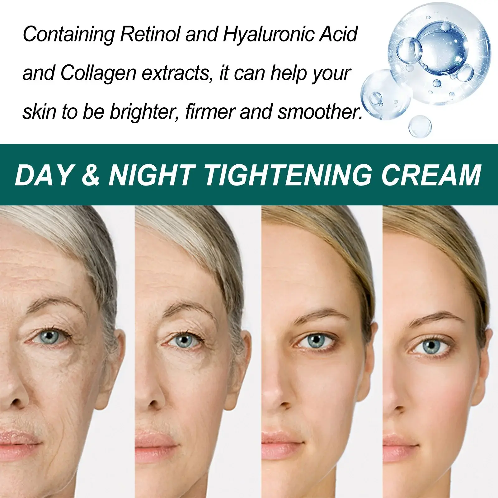 Collagen Face Cream - Firming & Brightening Moisturizer - Hoygi 8 HOA02 A055 50 GN1 1014