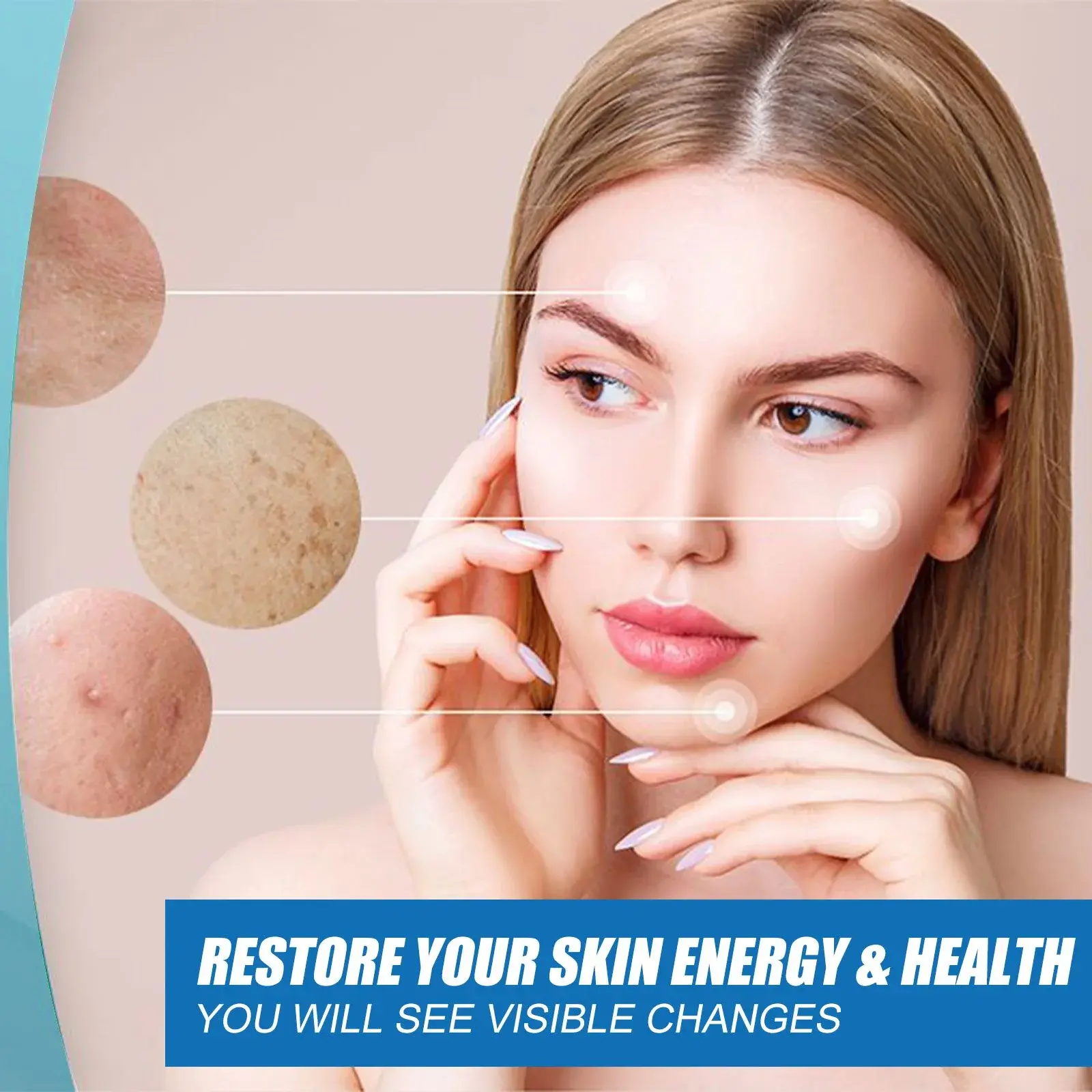 Hyaluronic Acid Cream with Vitamin C & E - Brightening Moisturizer 7 HOA02 A058 30 WH1 1012