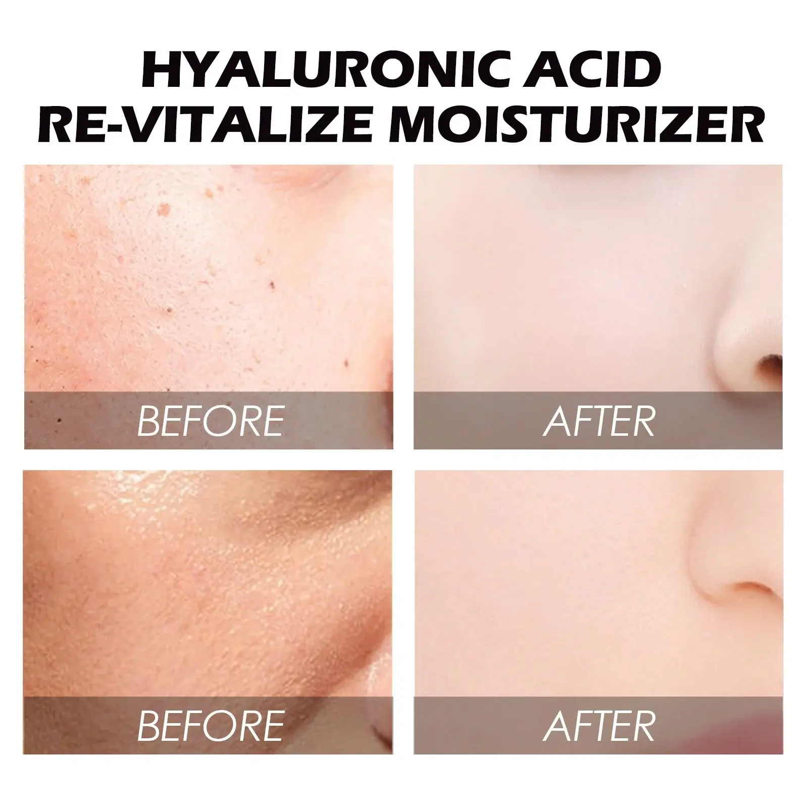 Hyaluronic Acid Cream with Vitamin C & E - Brightening Moisturizer 9 HOA02 A058 30 WH1 1018