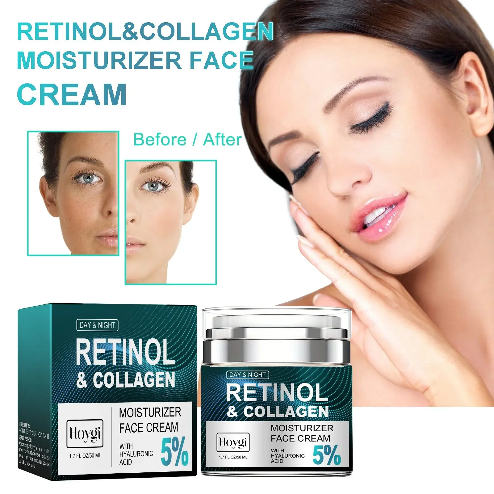 Retinol Cream for Brightening & Firming Hoygi Collagen Care 2 HOA02 A062 50 GN1 002