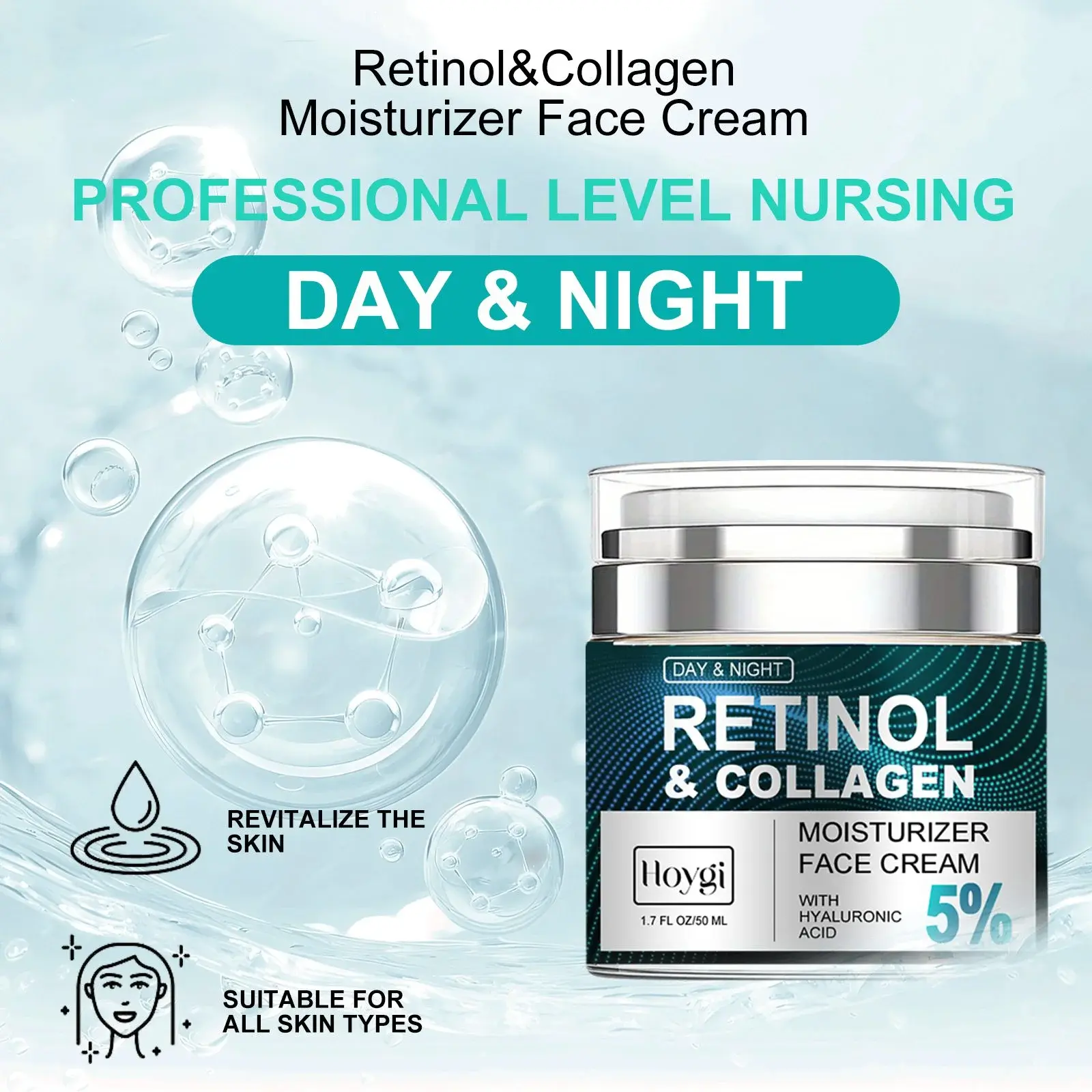 Retinol Cream for Brightening & Firming Hoygi Collagen Care 6 HOA02 A062 50 GN1 006