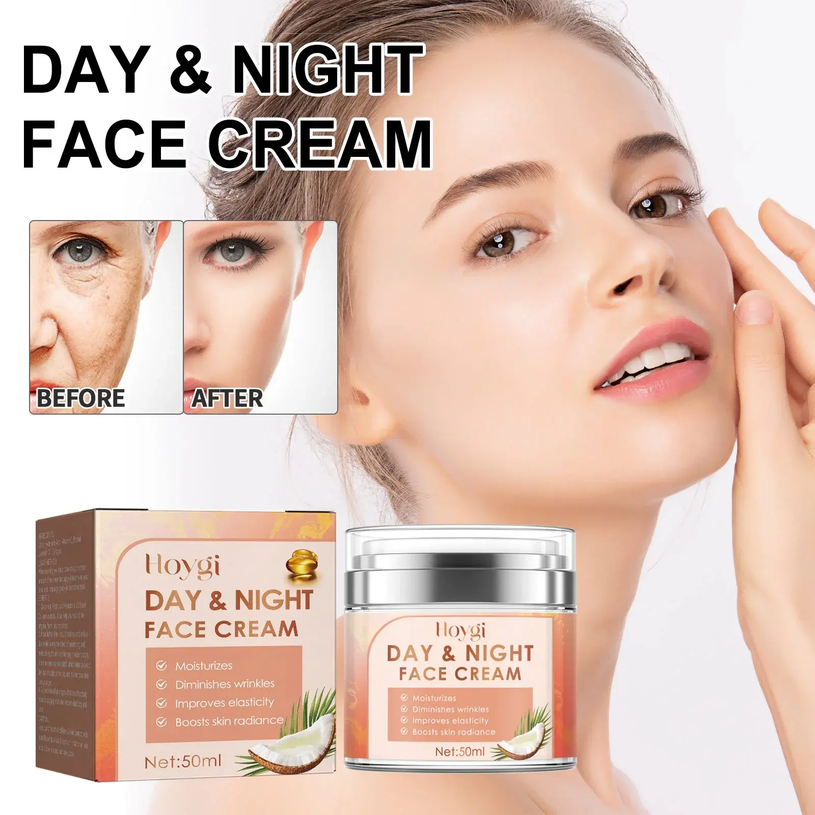 Face Firming Cream for Fine Lines, Spots & Hydration 2 HOA02 A064 50 PK1 1004