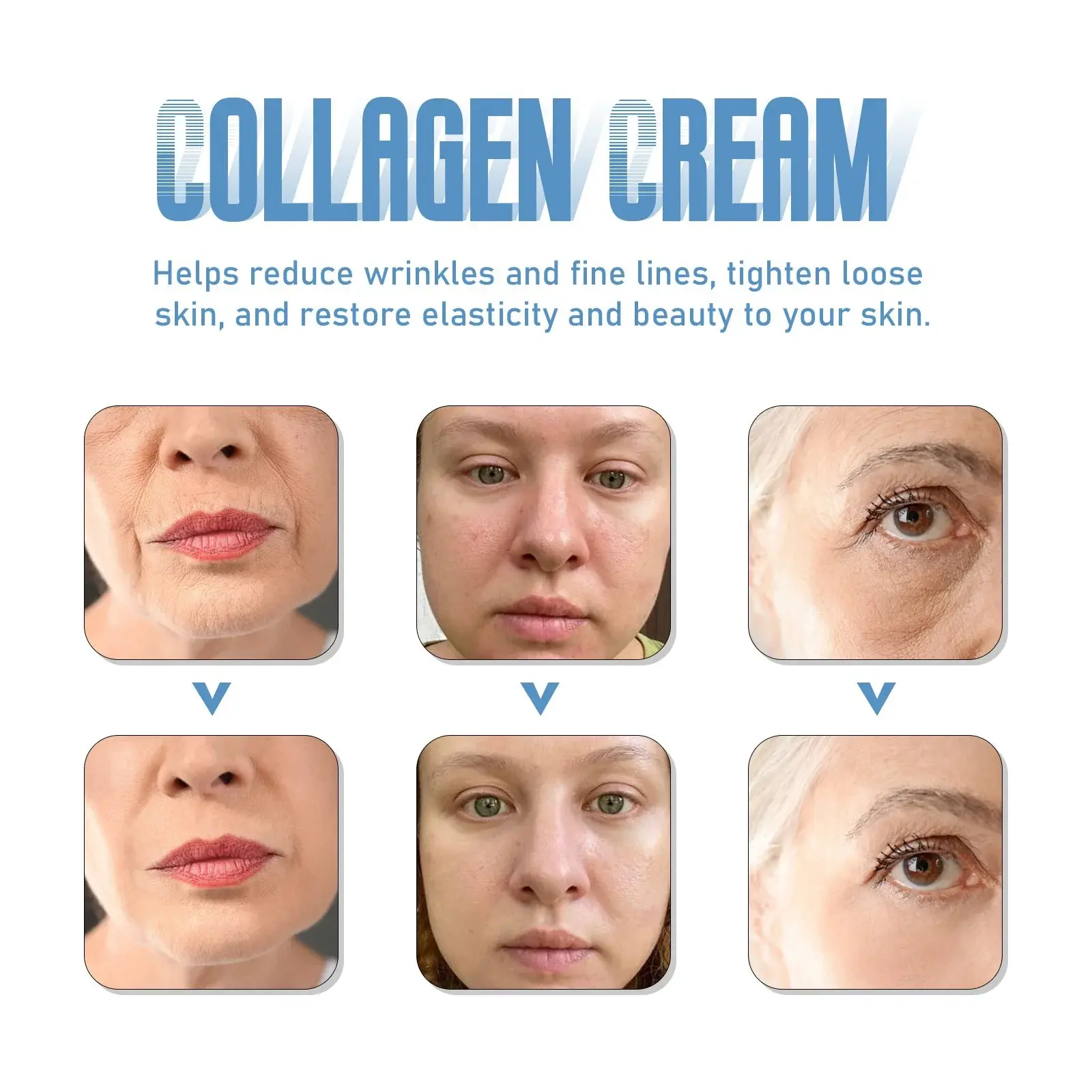 Collagen Face Cream - Hydrating Moisturizer for Fine Lines 6 HOA02 A066 50 BK1 14