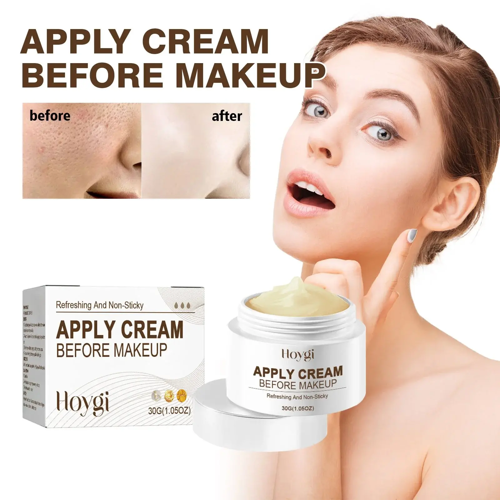 Invisible Pore Concealer Primer - Lightweight & Long-Lasting 2 HOA02 A070 30 WH1 1006