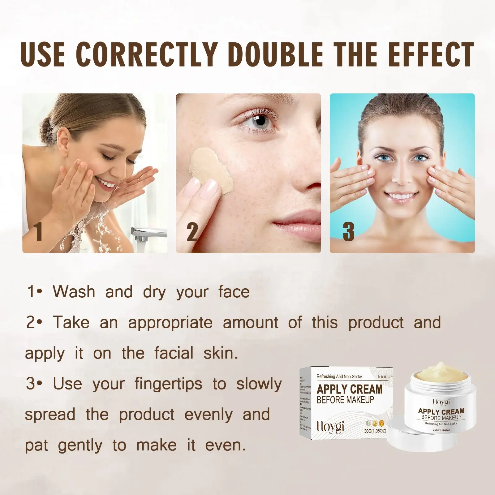 Invisible Pore Concealer Primer - Lightweight & Long-Lasting 4 HOA02 A070 30 WH1 1019