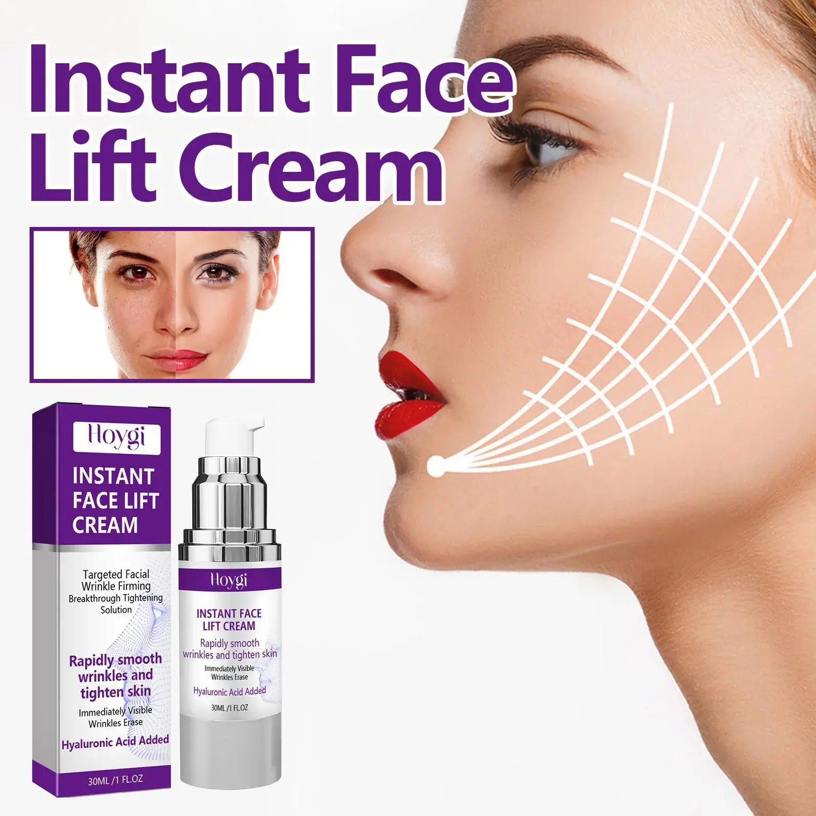 Face Lift Cream - Anti-Wrinkle & Firming Formula - Hoygi 2 HOA02 A080 30 WH1 1730431811006