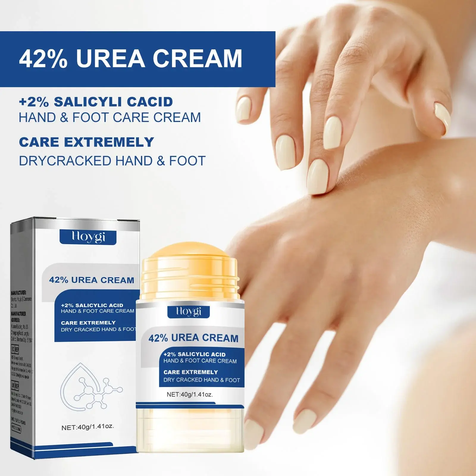 Hand and Foot Care Stick - Anti-Cracking Moisturizer with Shea Butter 1 HOA03 A006 40 WH1 002