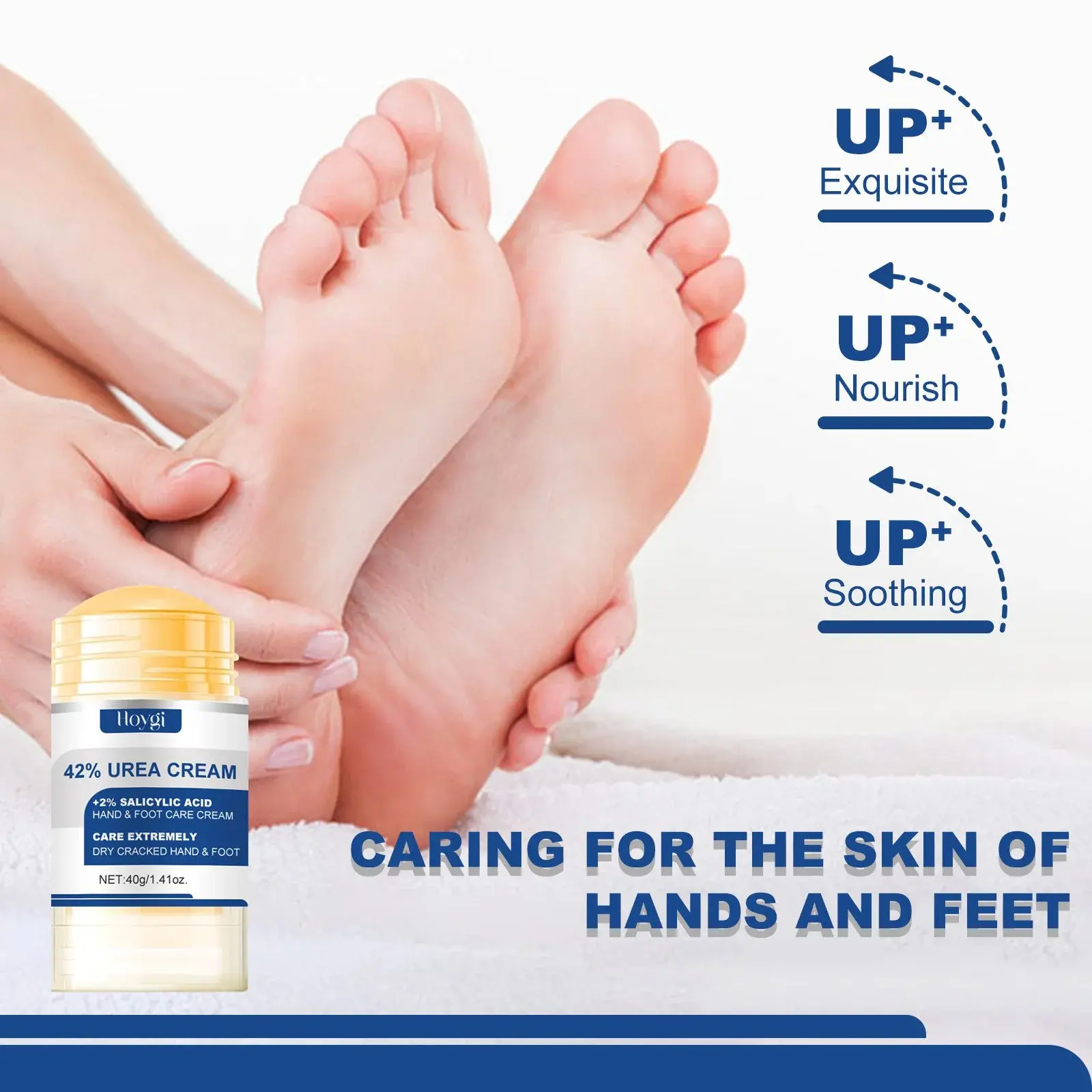 Hand and Foot Care Stick - Anti-Cracking Moisturizer with Shea Butter 6 HOA03 A006 40 WH1 007