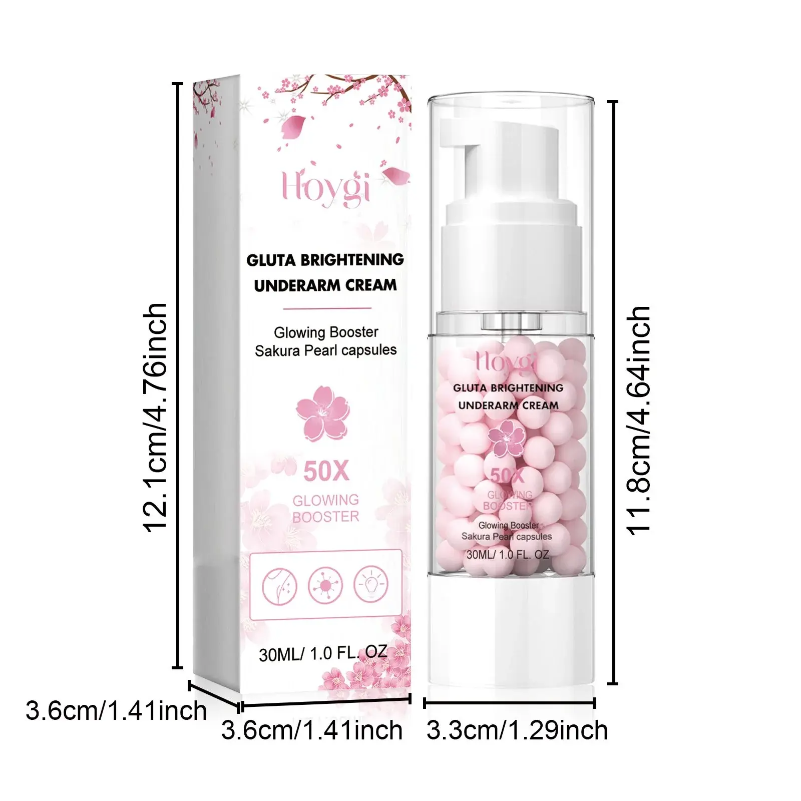Skin Brightening Cream for Underarms & Elbows - Hoygi 1 HOA03 A008 30 WH1 002