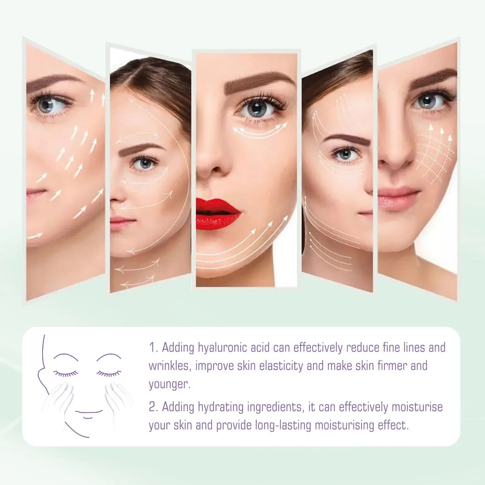 Delicate Smooth Fine Lines Cream - Firming & Moisturizing Formula 5 HOA03 A014 50 MX1 006