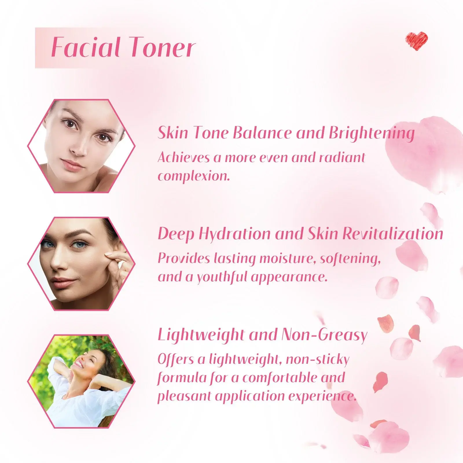 Rose Moisturizing Toner - Hydrating & Skin Barrier Repair 5 HOA05 A007 100 PK2 006