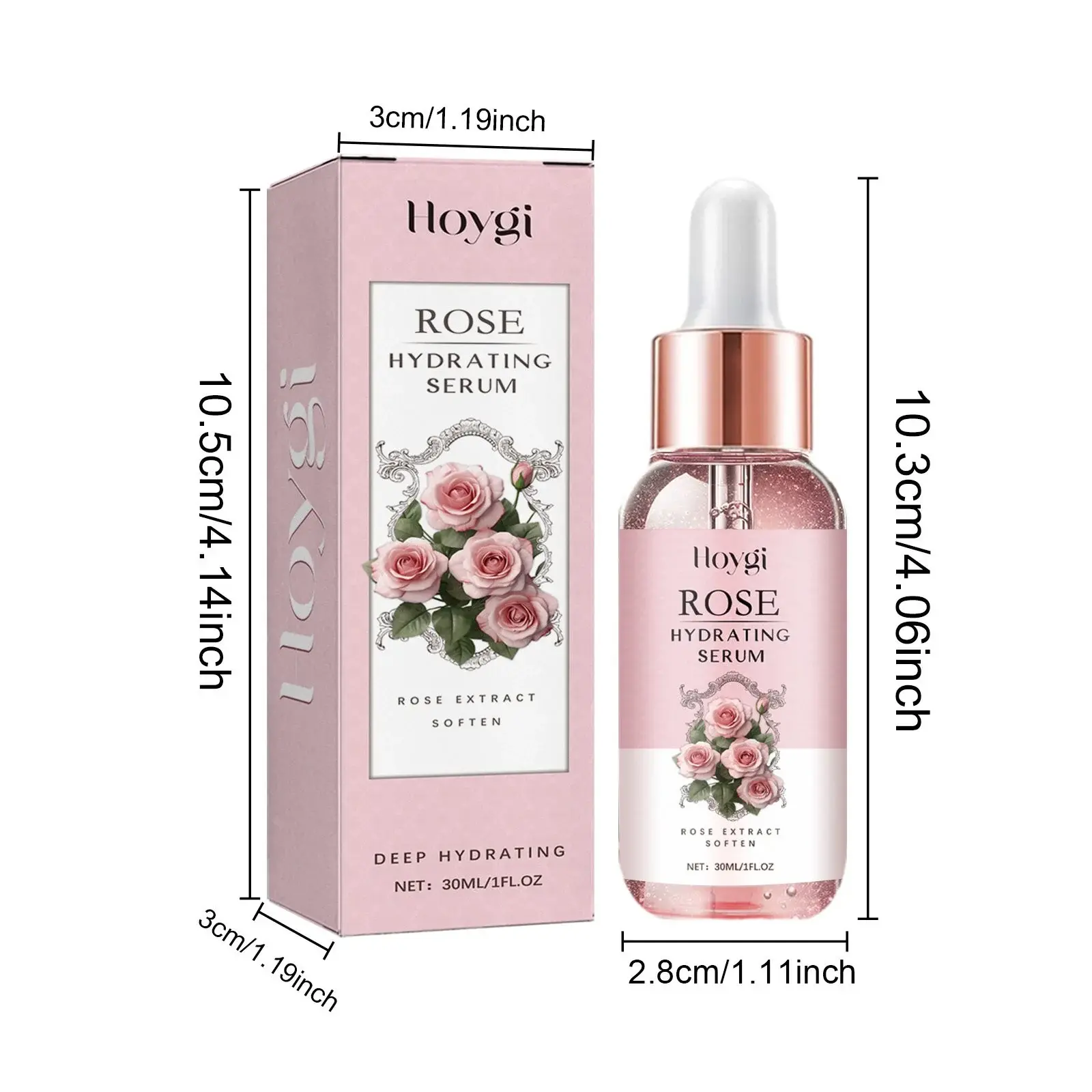 Rose & Aloe Moisturizing Facial Essence - Hydrating & Brightening 1 HOA05 A007 30 PK1 002