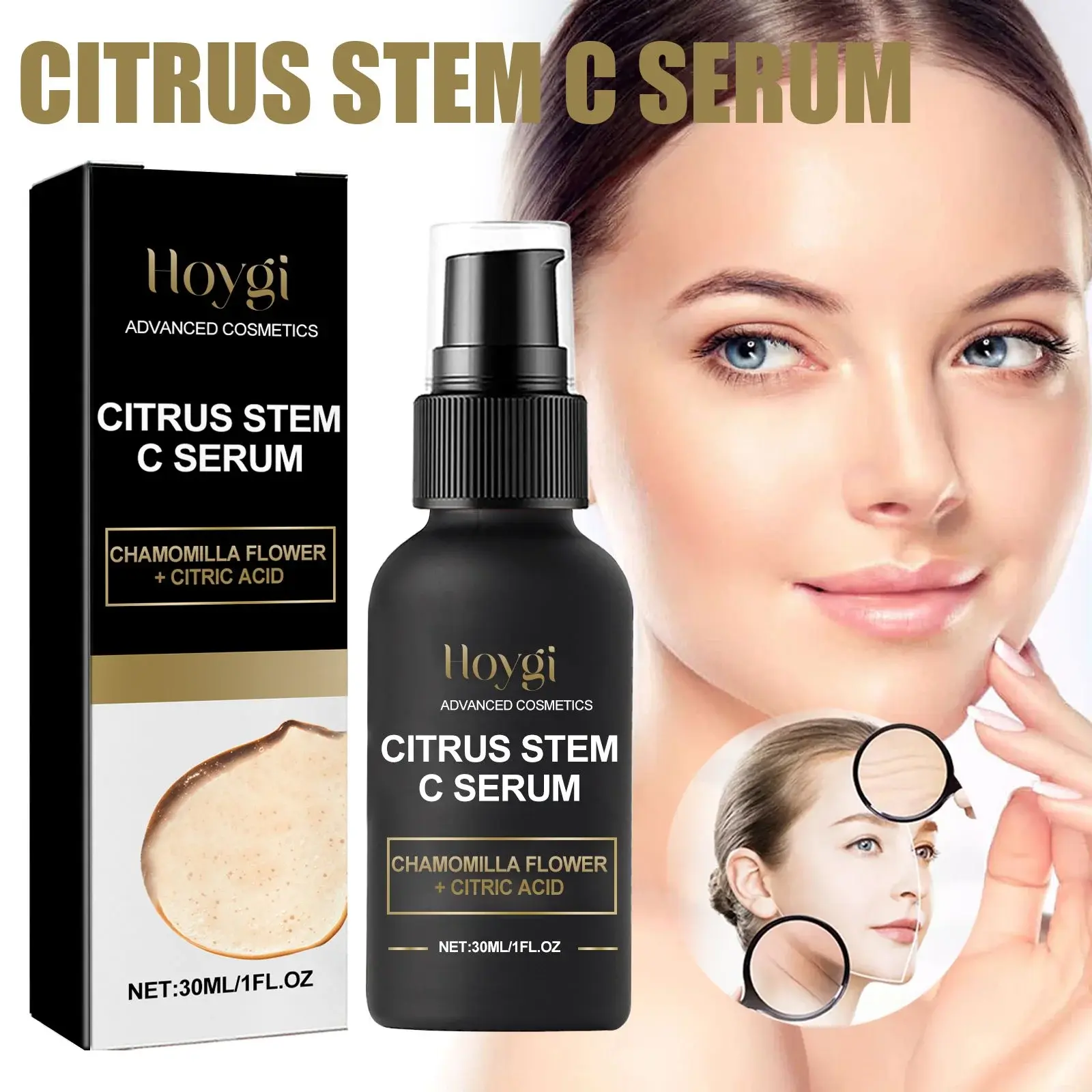 Citrus Stem C Serum - Anti-Aging & Wrinkle Reduction 2 HOA05 A009 30 BK1 002