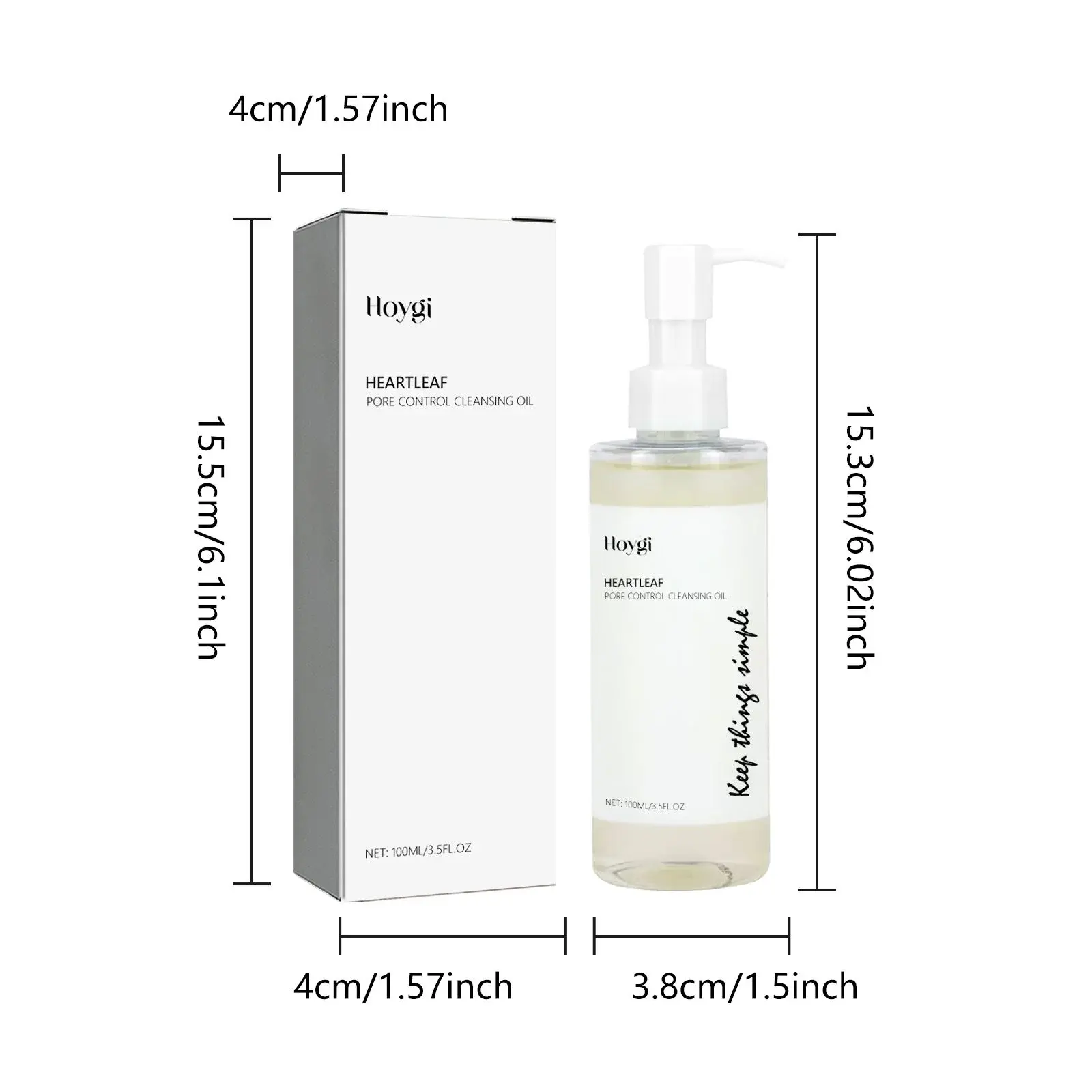 Pore Control Cleansing Oil - Deep Makeup Remover & Pore Cleanser 1 HOA05 A010 100 WH1 001