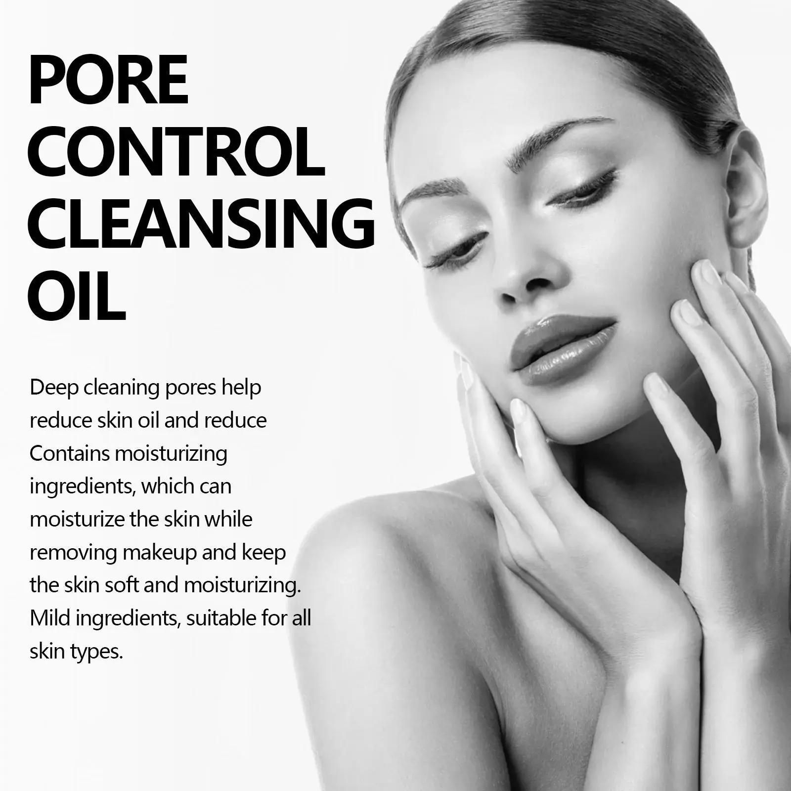 Pore Control Cleansing Oil - Deep Makeup Remover & Pore Cleanser 6 HOA05 A010 100 WH1 006