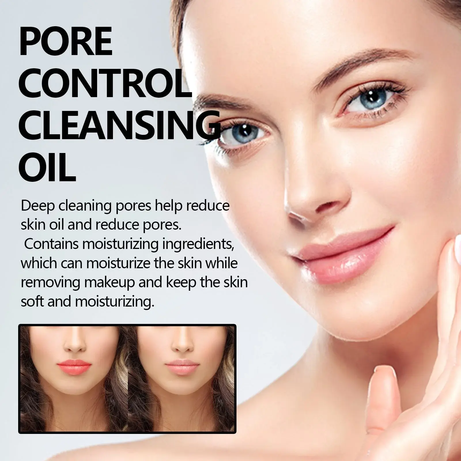 Pore Control Cleansing Oil - Deep Makeup Remover & Pore Cleanser 7 HOA05 A010 100 WH1 007