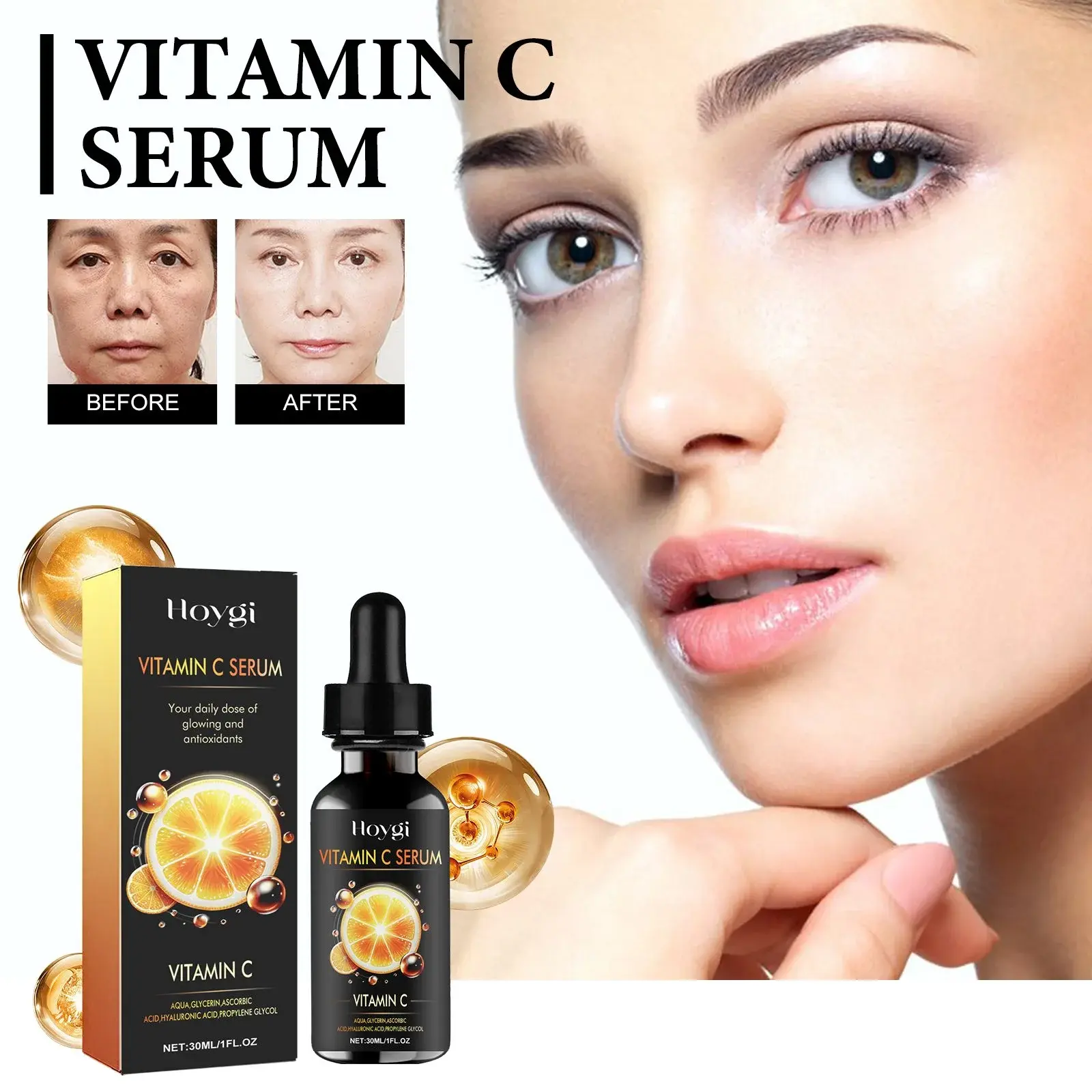 Vitamin C Serum for Brightening, Hydration & Fine Lines 2 HOA05 A015 30 BK1 002