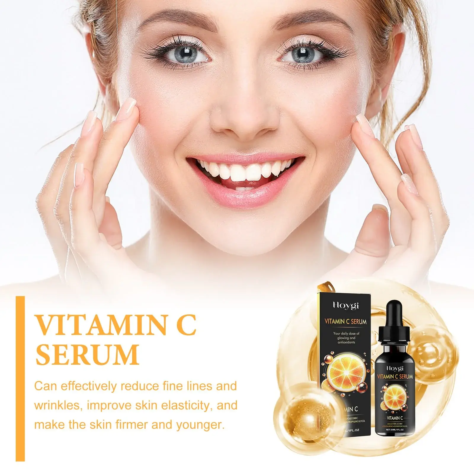 Vitamin C Serum for Brightening, Hydration & Fine Lines 5 HOA05 A015 30 BK1 005