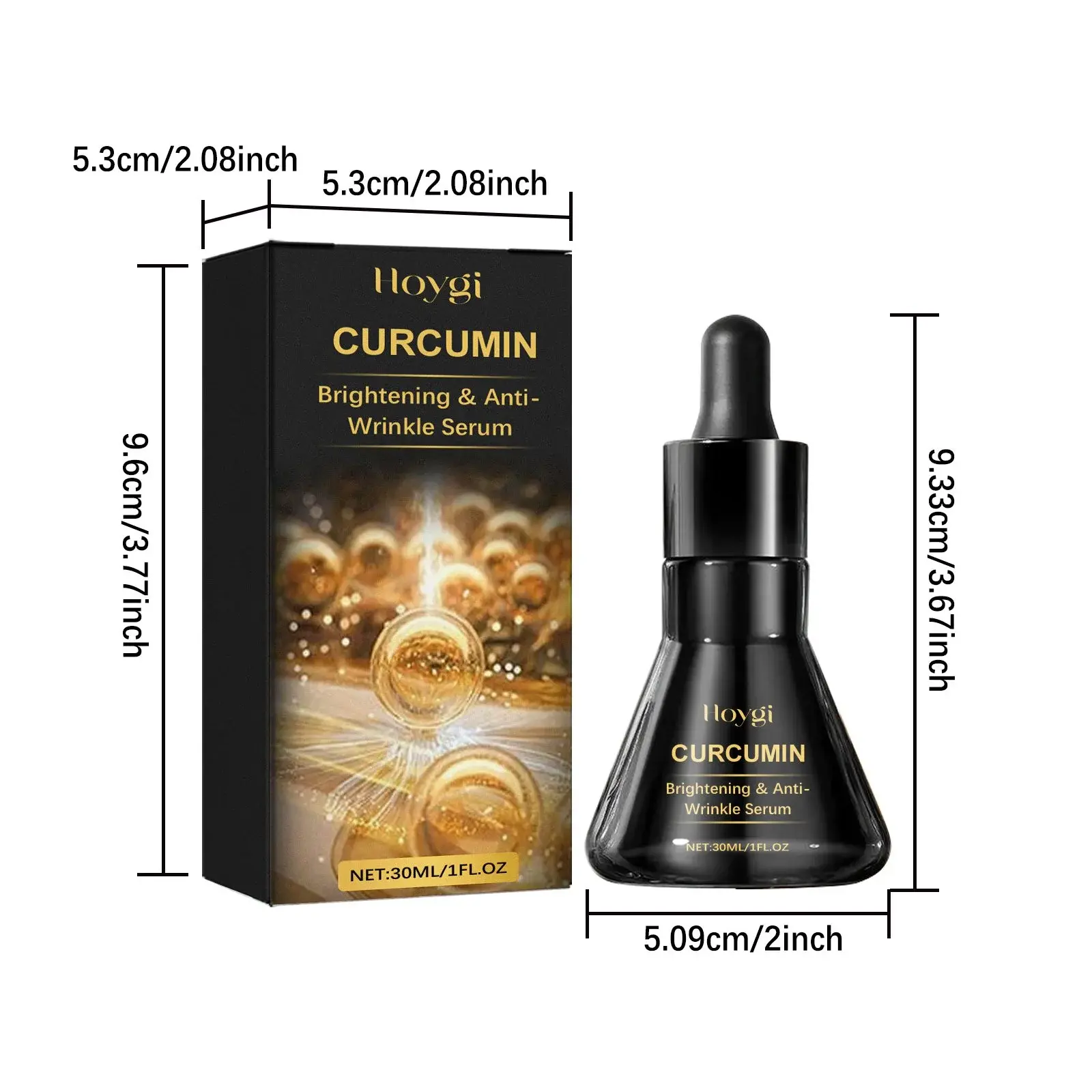 Brightening Anti-Aging Serum with Hyaluronic Acid & Curcumin 1 HOA05 A023 30 BK1 001