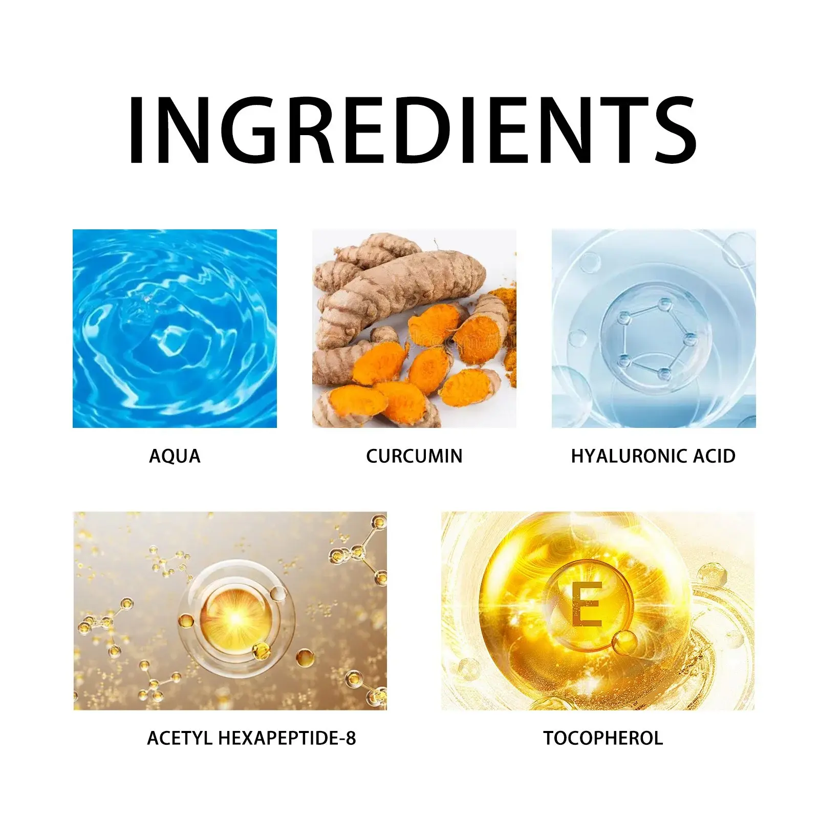 Brightening Anti-Aging Serum with Hyaluronic Acid & Curcumin 3 HOA05 A023 30 BK1 003