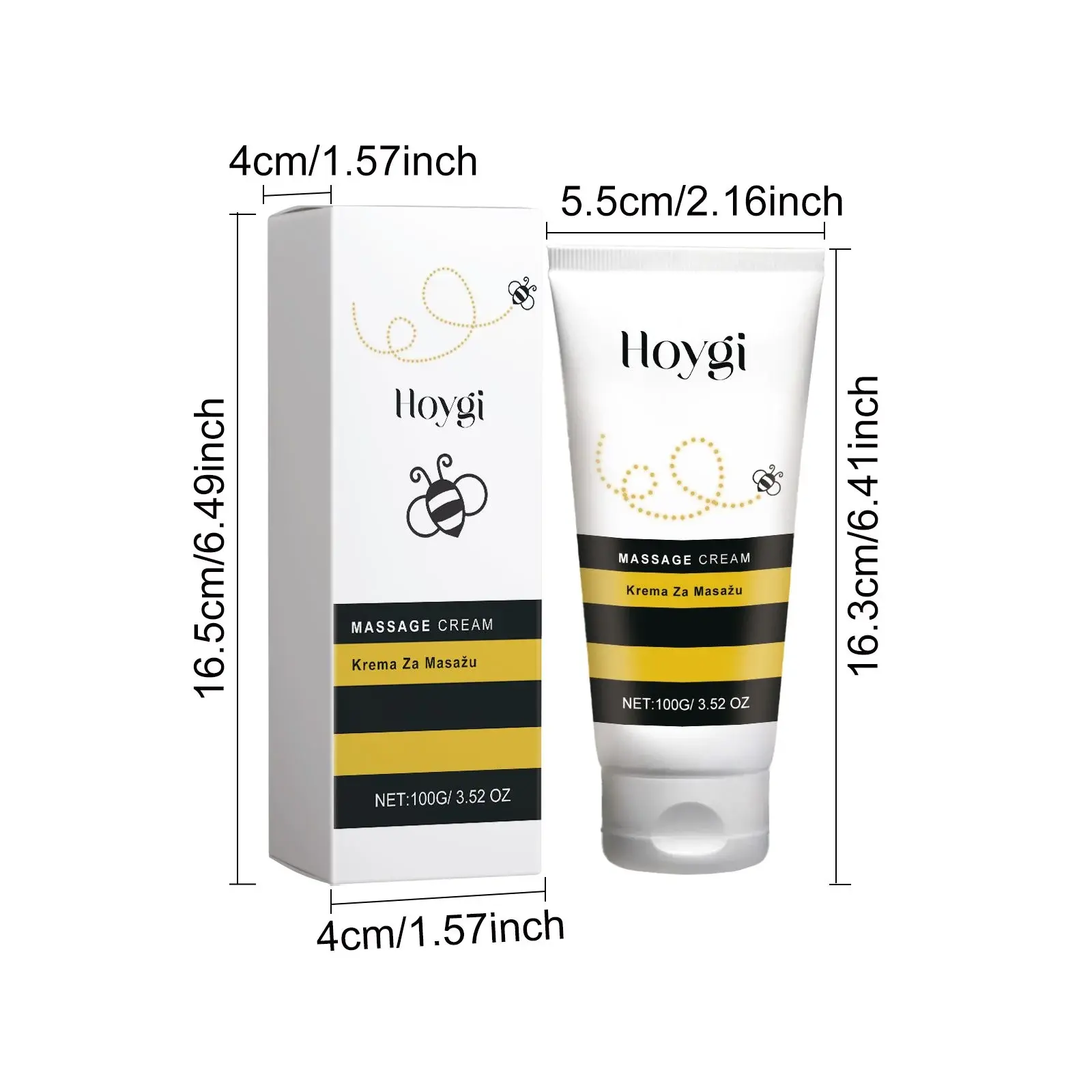 Massage Cream for Joint, Muscle & Bone Relief - Soothing Formula 1 HOA05 A030 100 WH1 002