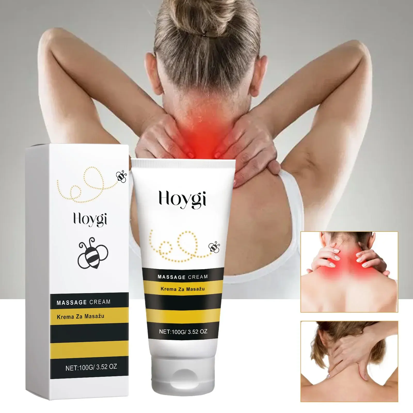 Massage Cream for Joint, Muscle & Bone Relief - Soothing Formula 2 HOA05 A030 100 WH1 003