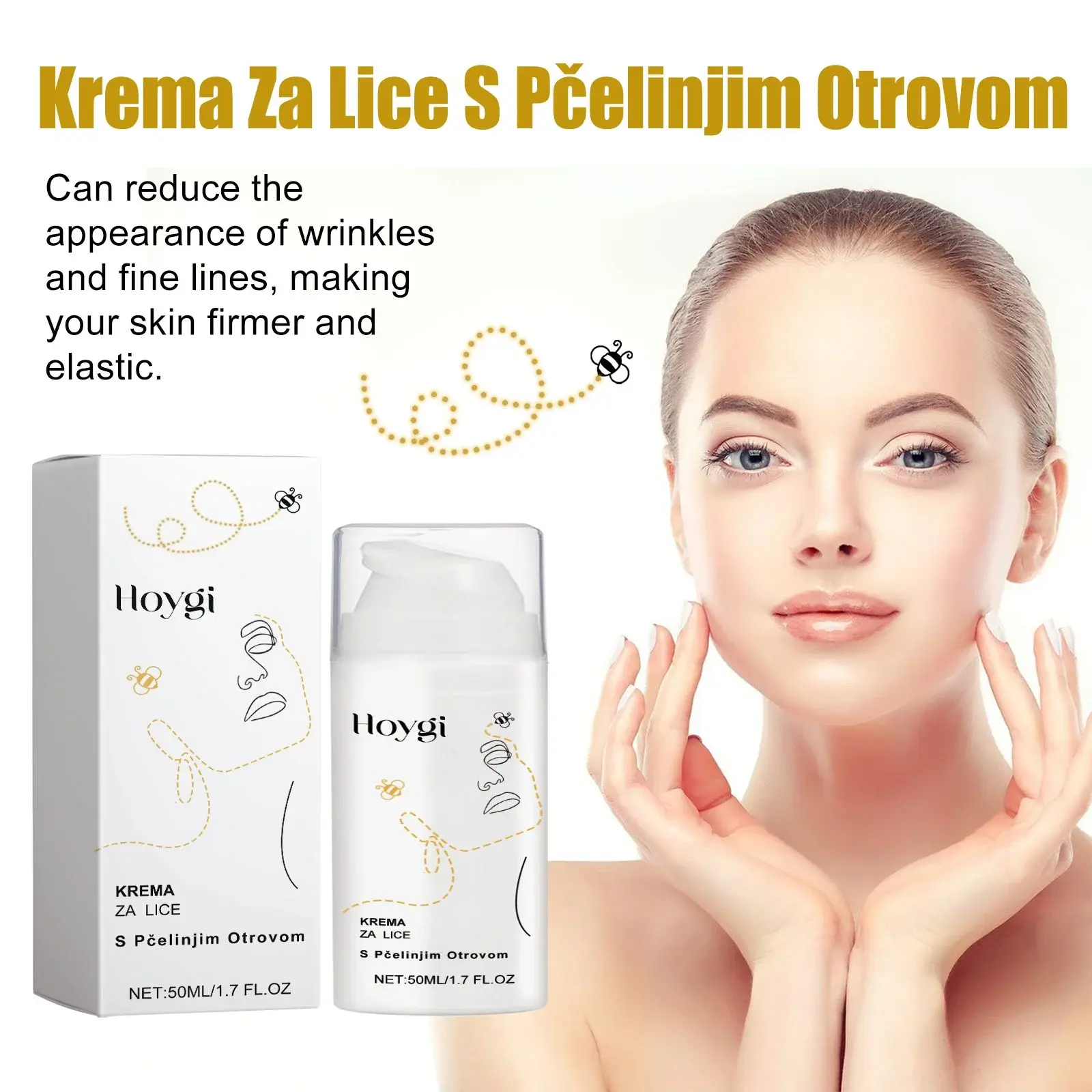 Bee Venom Face Cream Anti-Wrinkle & Firming - Hoygi 6 HOA05 A030 50 WH1 007