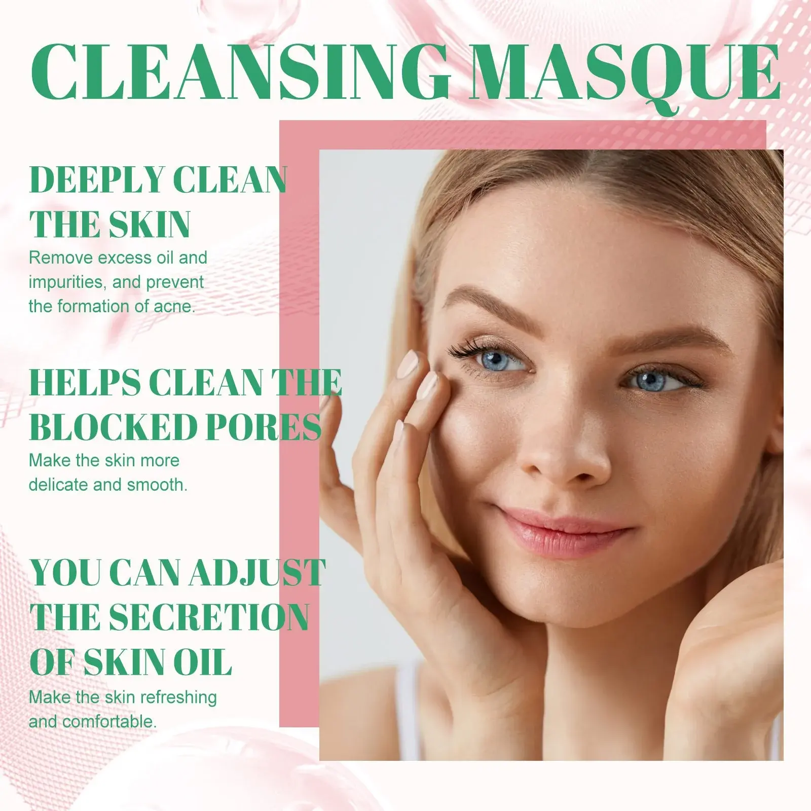 Tea Tree Cleansing Clay Mask Stick - Deep Pore & Acne Care 5 HOA05 A033 40 GN1 005