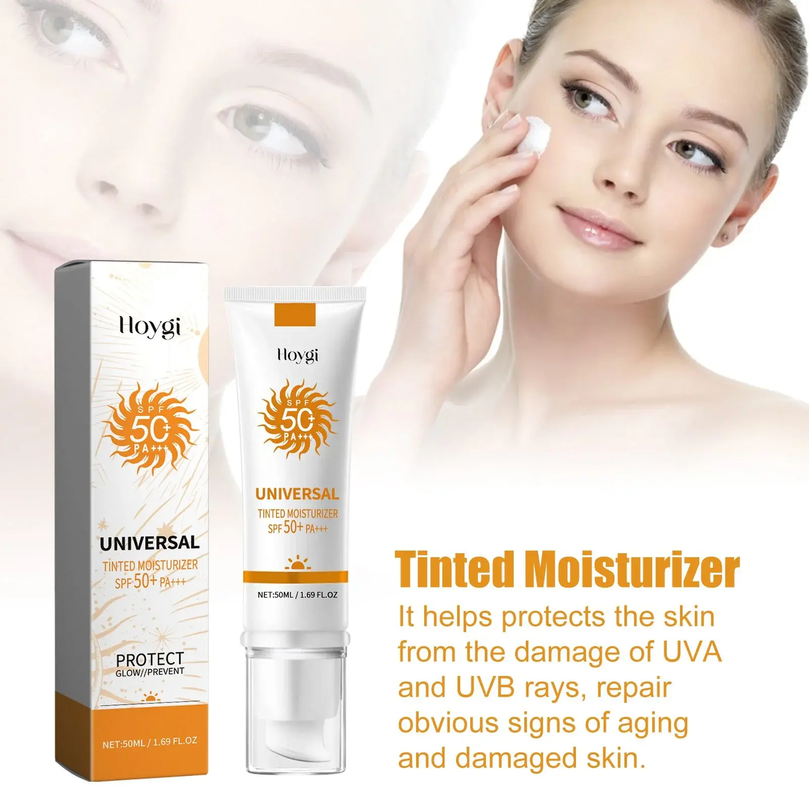 Tinted Moisturizer with Hydrating Brightening Effect - Hoygi 6 HOA05 A039 50 WH1 006