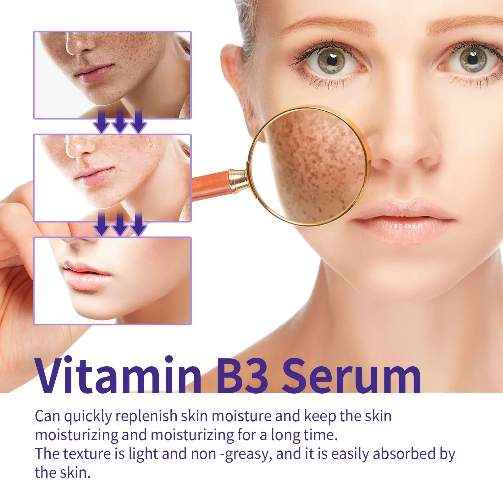 Vitamin B3 Serum - Brightening & Firming Facial Treatment 7 HOA05 A054 30 WH1 007