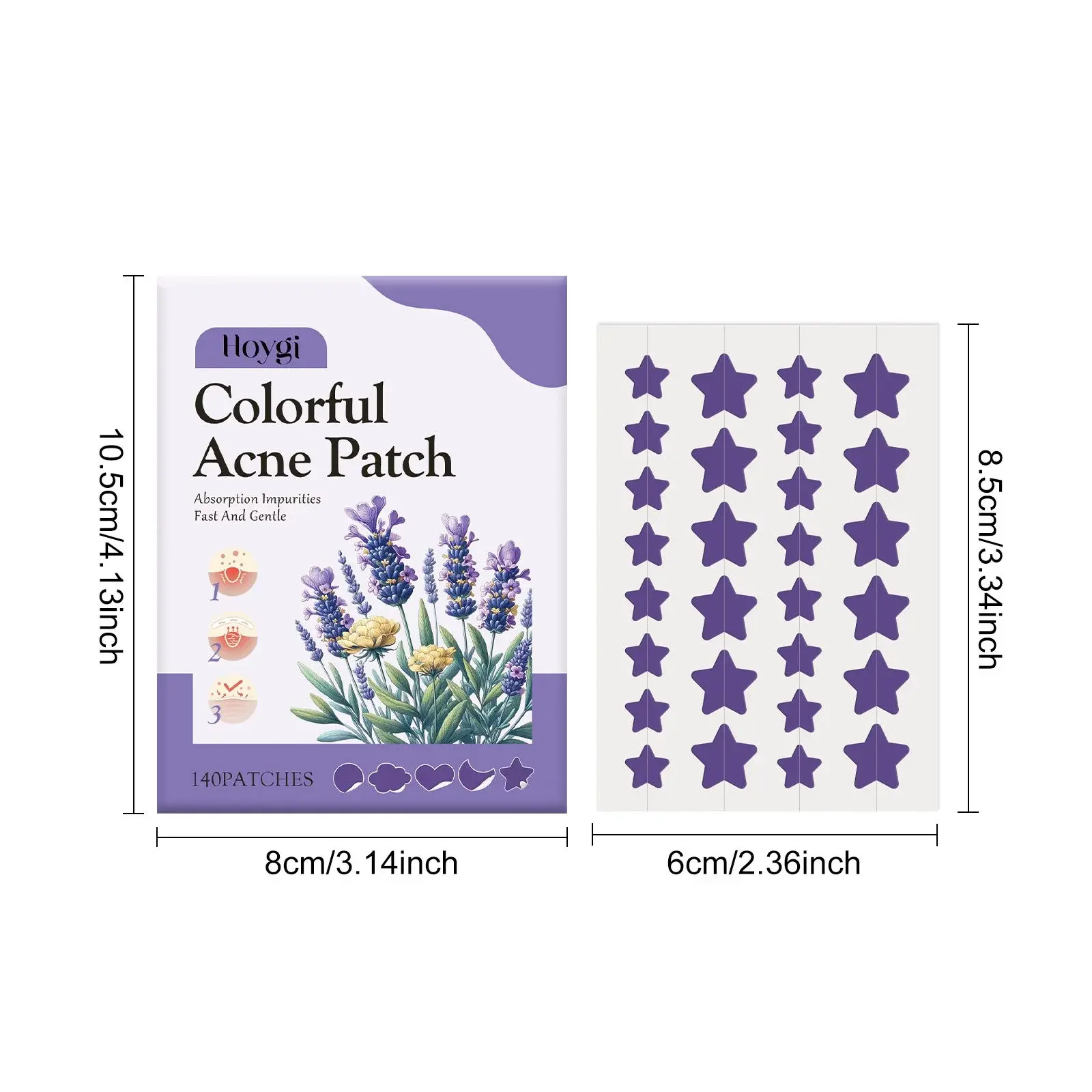 Colorful Acne Patches for Skin Repair and Smoothing 1 HOA05 A057 140 VT1 002