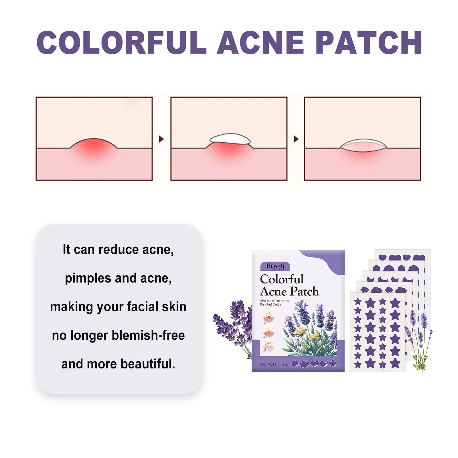 Colorful Acne Patches for Skin Repair and Smoothing 8 HOA05 A057 140 VT1 009