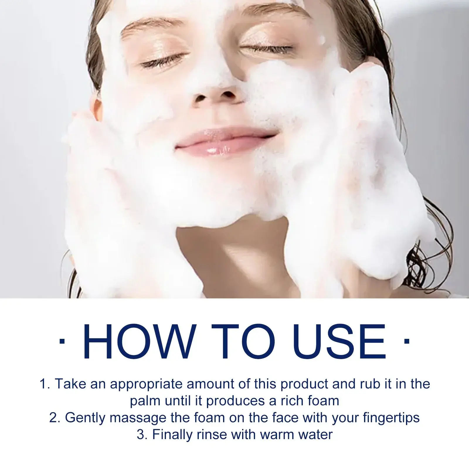 Acne Foaming Wash - Gentle Oil Control & Hydrating Cleanser 4 HOA05 A061 100 WH1 005