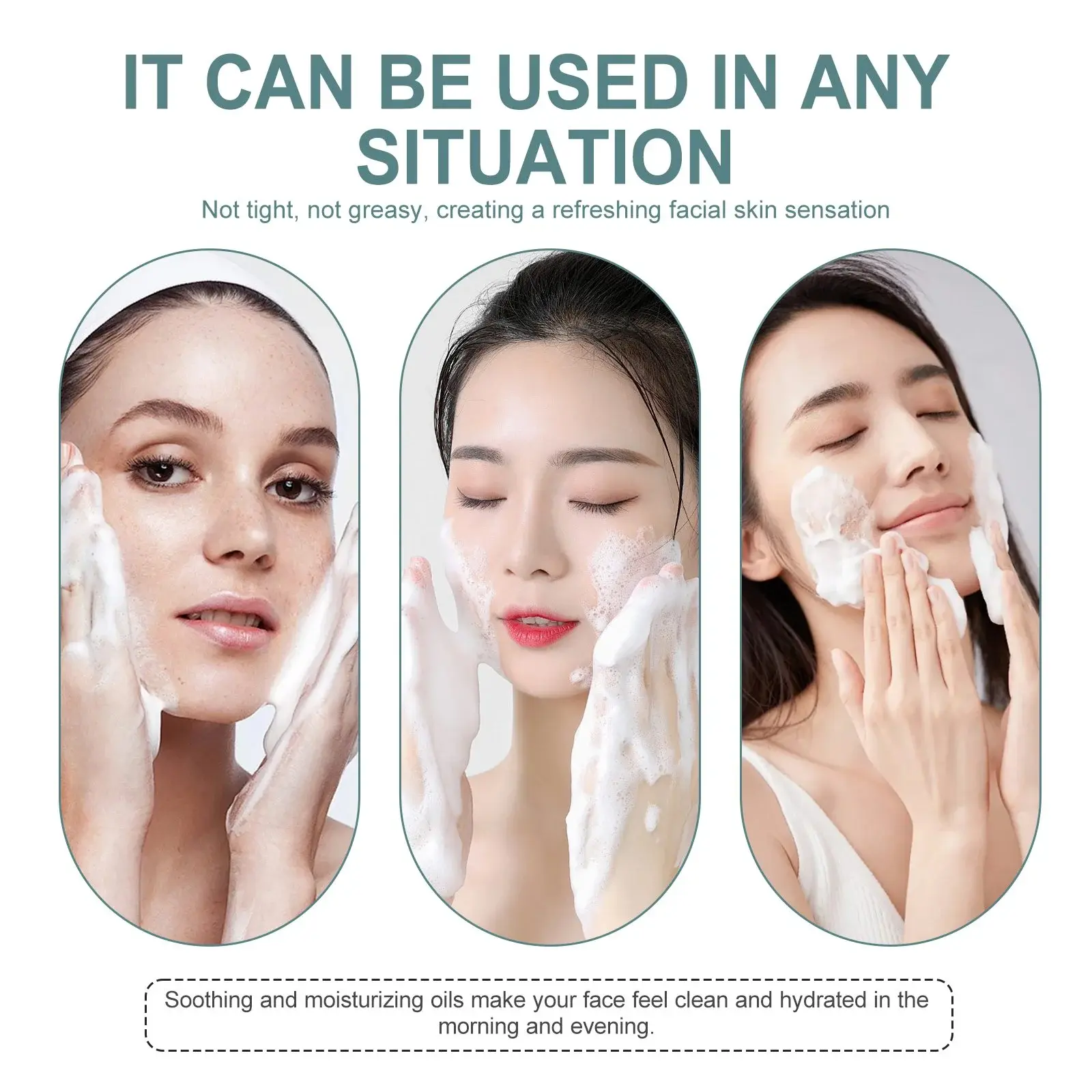 Acne Foaming Wash - Gentle Oil Control & Hydrating Cleanser 7 HOA05 A061 100 WH1 008