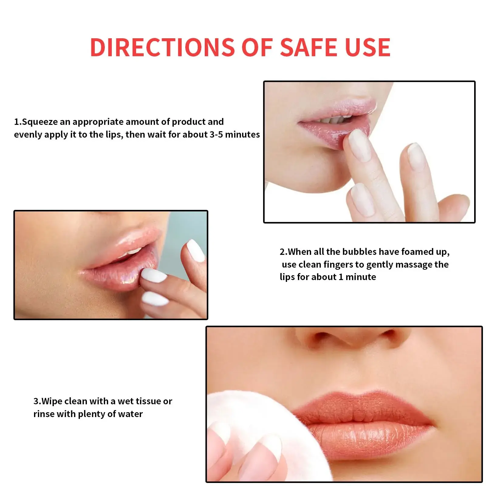 Bubble Lip Mask & Hydrating Balm for Dry Lips 4 HOA05 A066 8 WH1 004