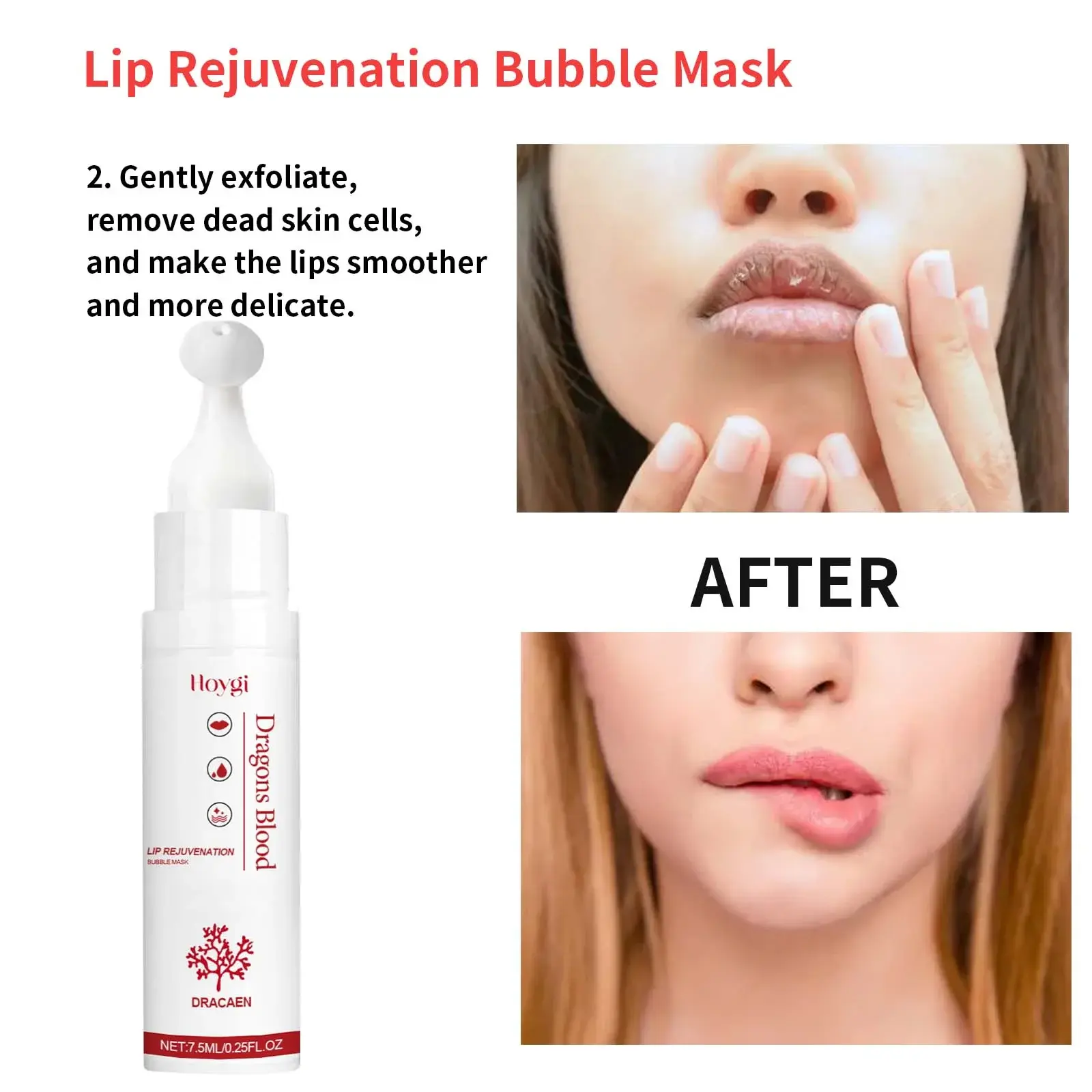 Bubble Lip Mask & Hydrating Balm for Dry Lips 7 HOA05 A066 8 WH1 007
